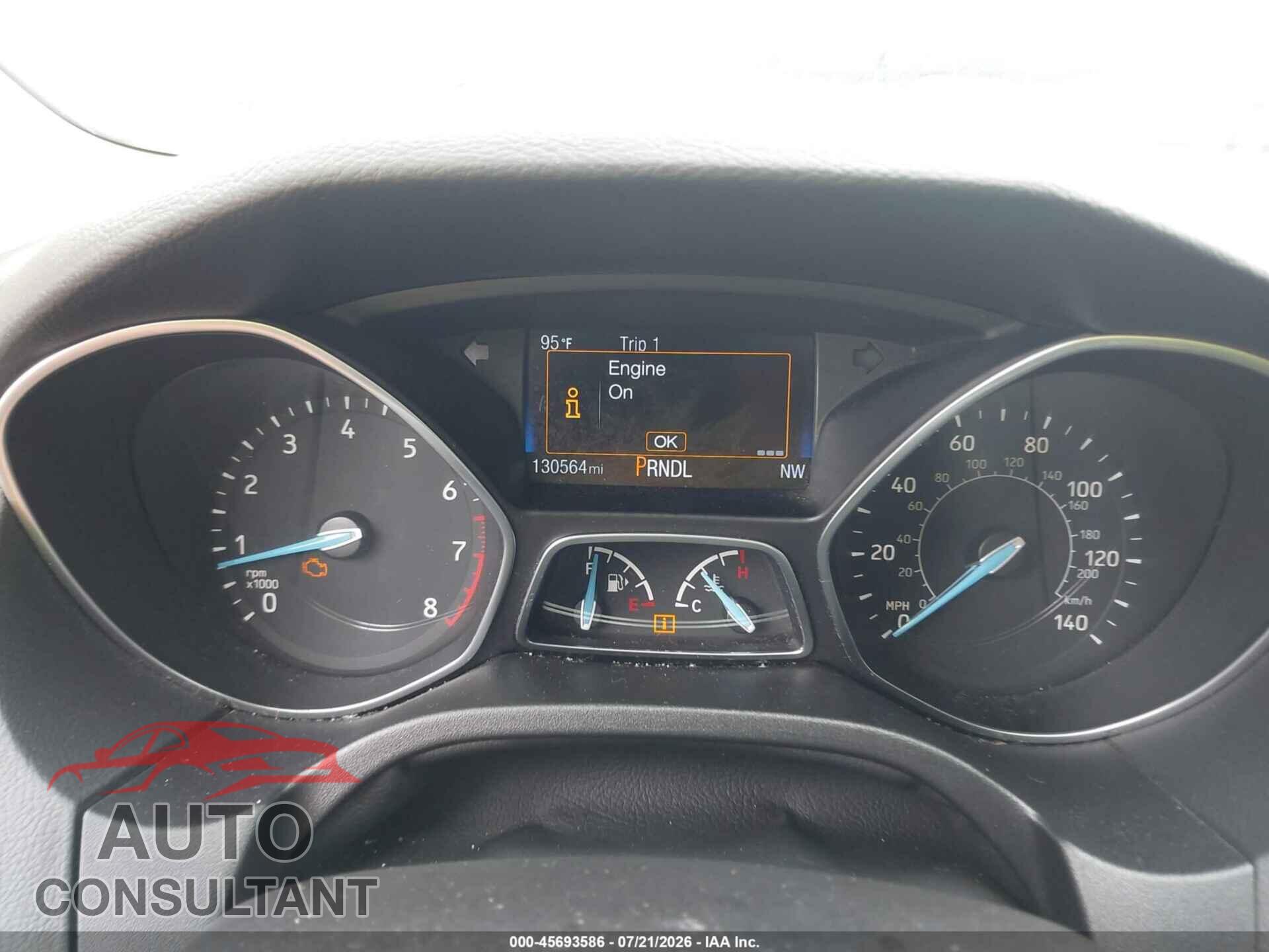 FORD FOCUS 2016 - 1FADP3F22GL227230