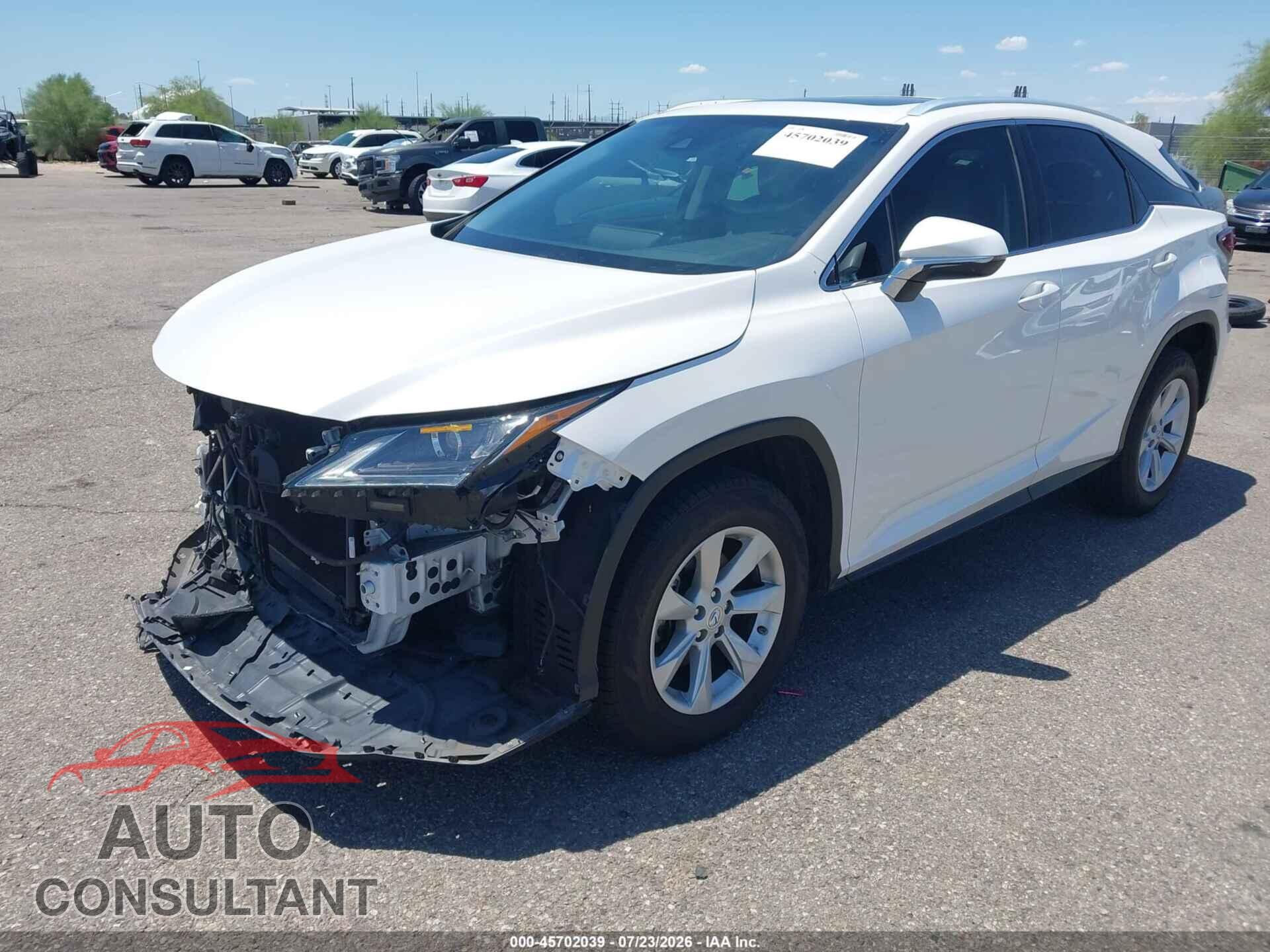 LEXUS RX 350 2017 - 2T2ZZMCA4HC044721