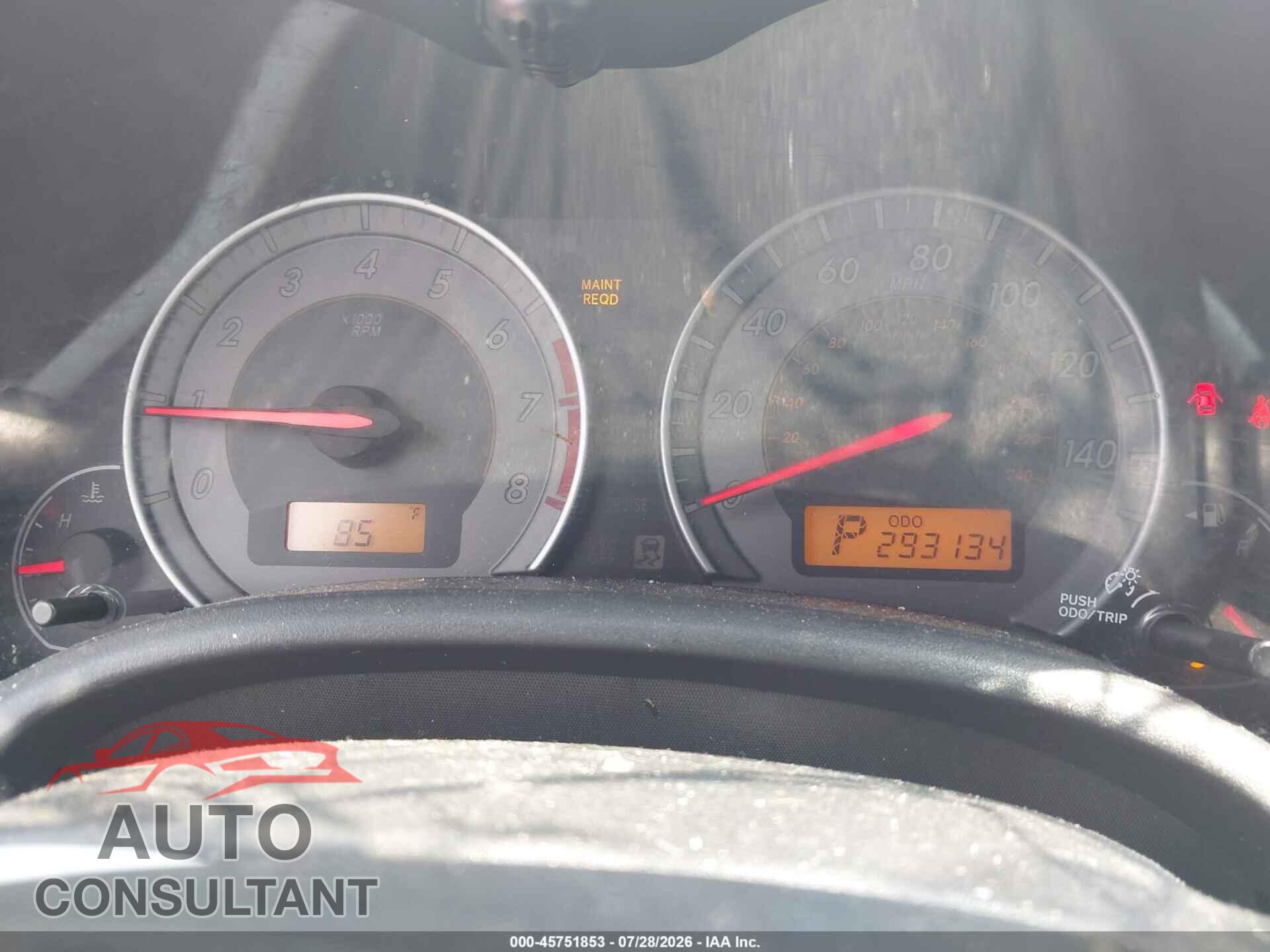 TOYOTA COROLLA 2010 - 2T1BU4EE0AC471663