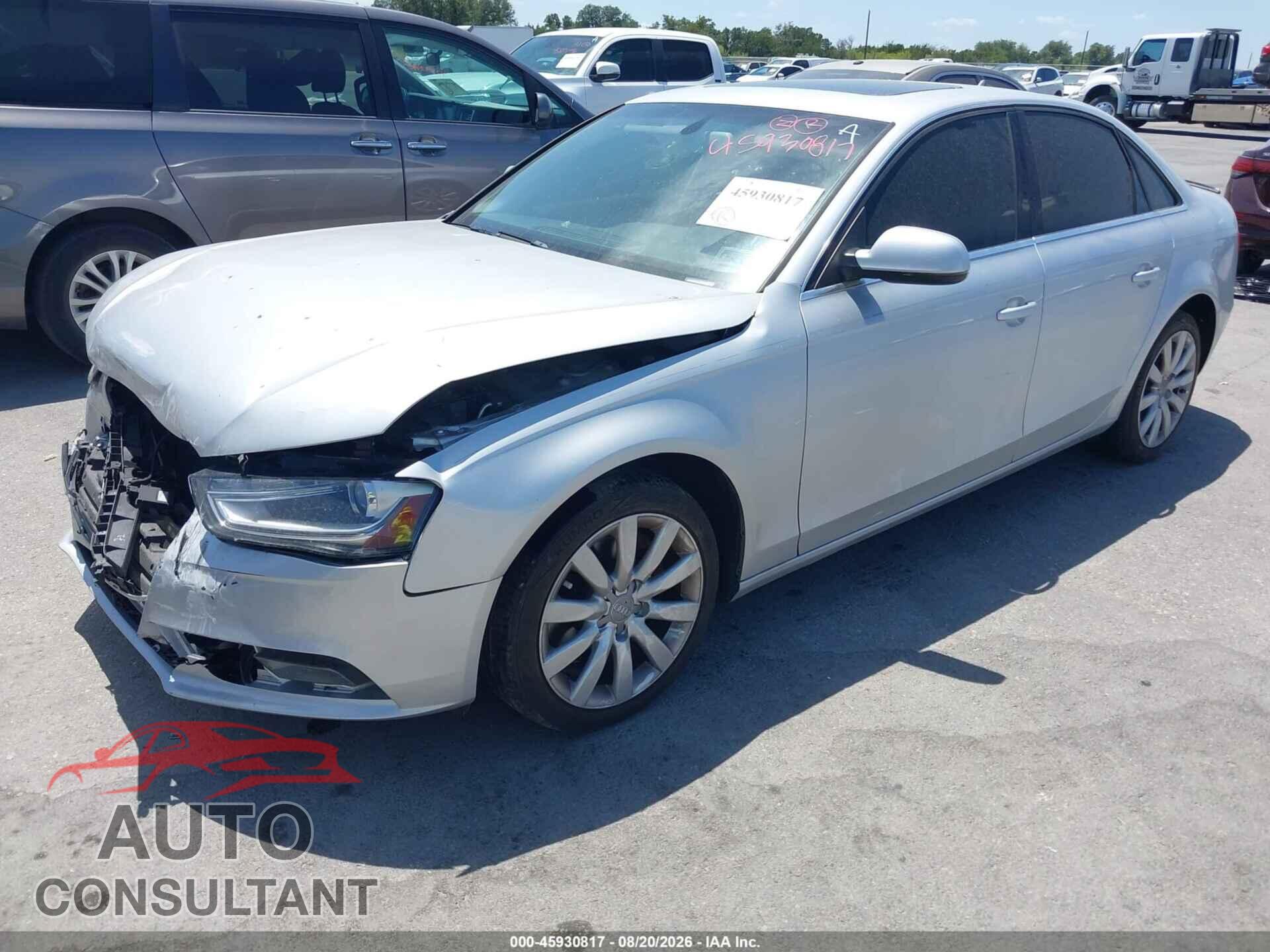 AUDI A4 2013 - WAUBFAFL2DA161879