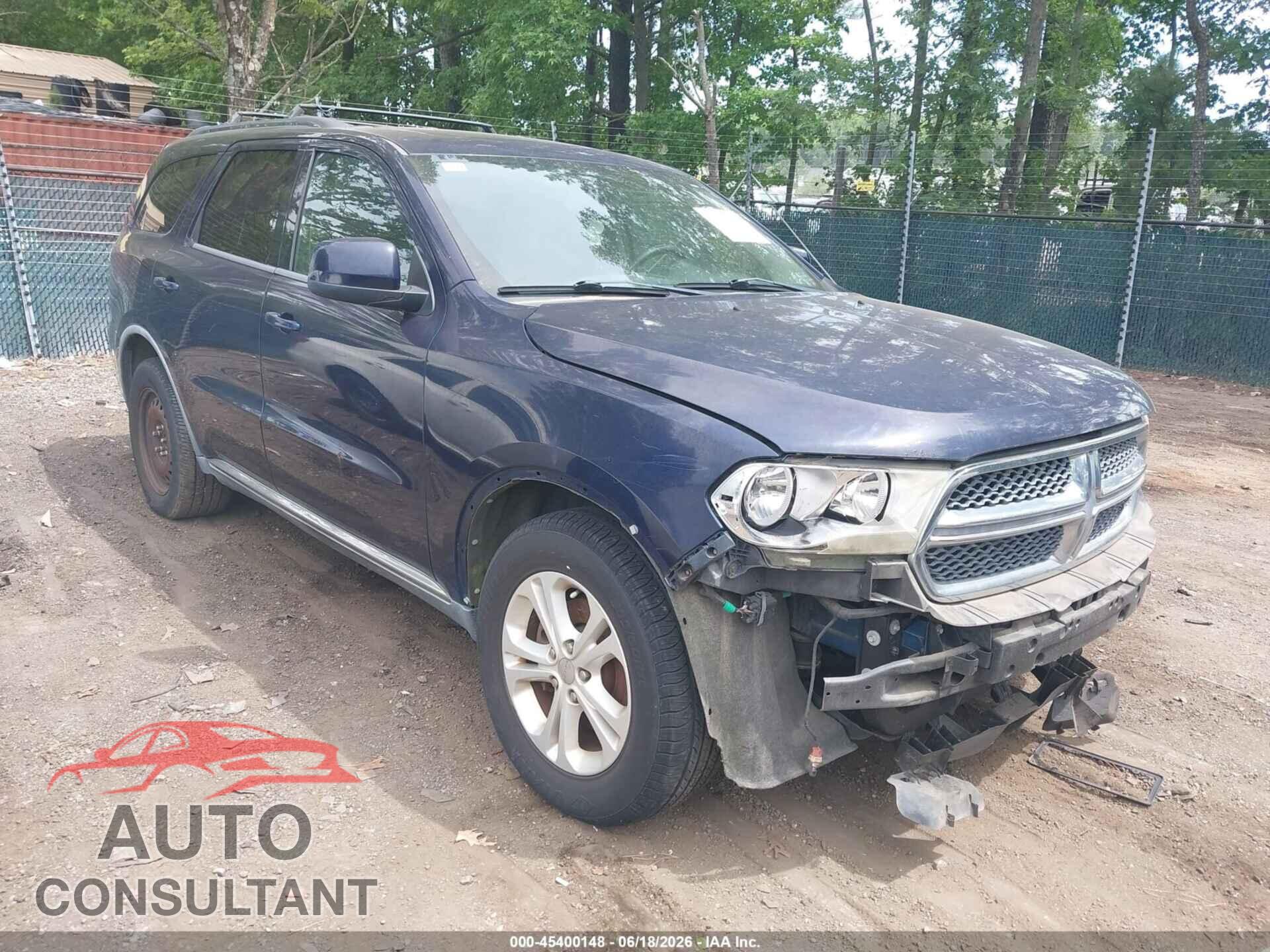 DODGE DURANGO 2012 - 1C4RDHAG6CC180576