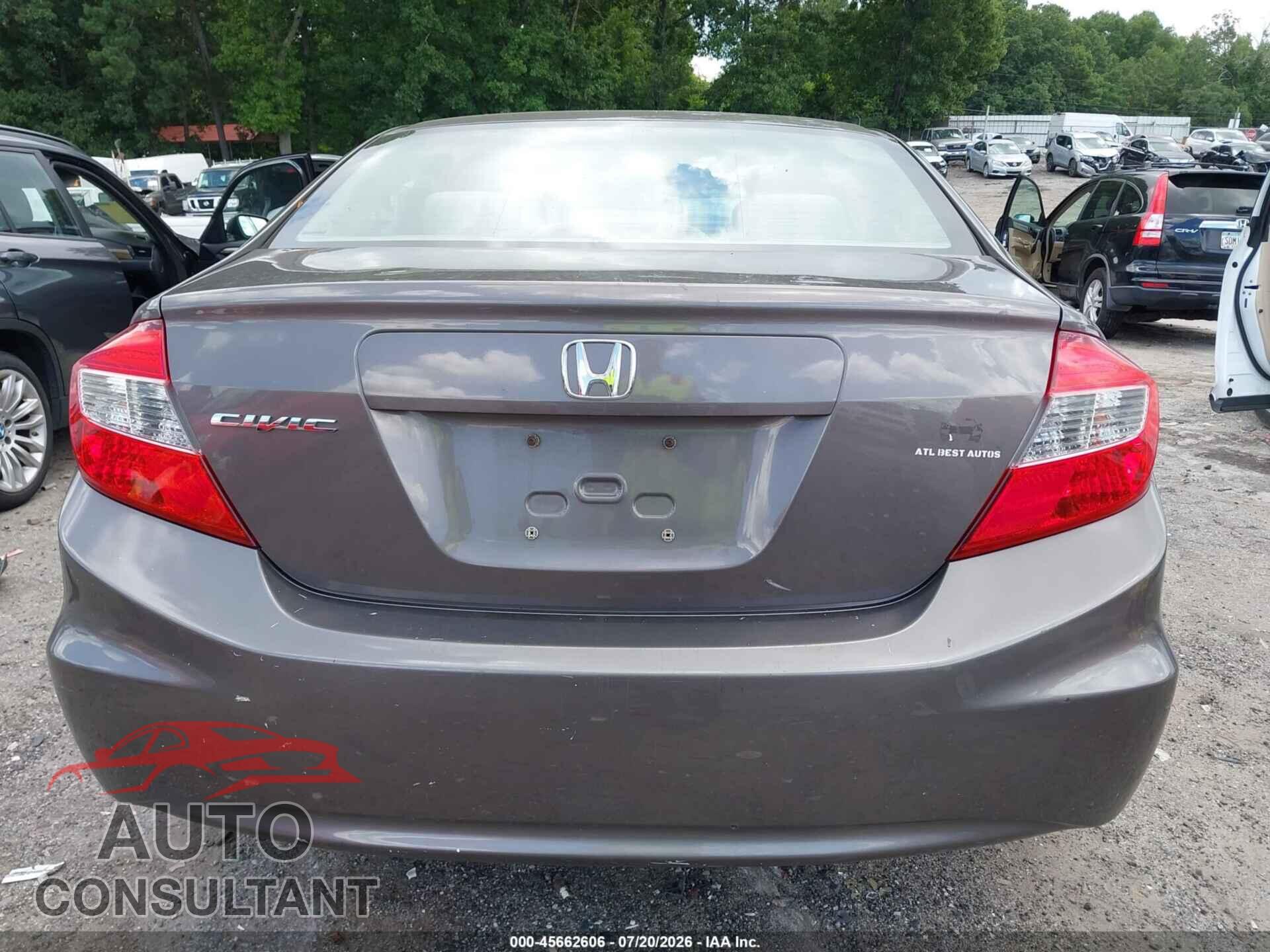 HONDA CIVIC 2012 - 19XFB2F85CE021998
