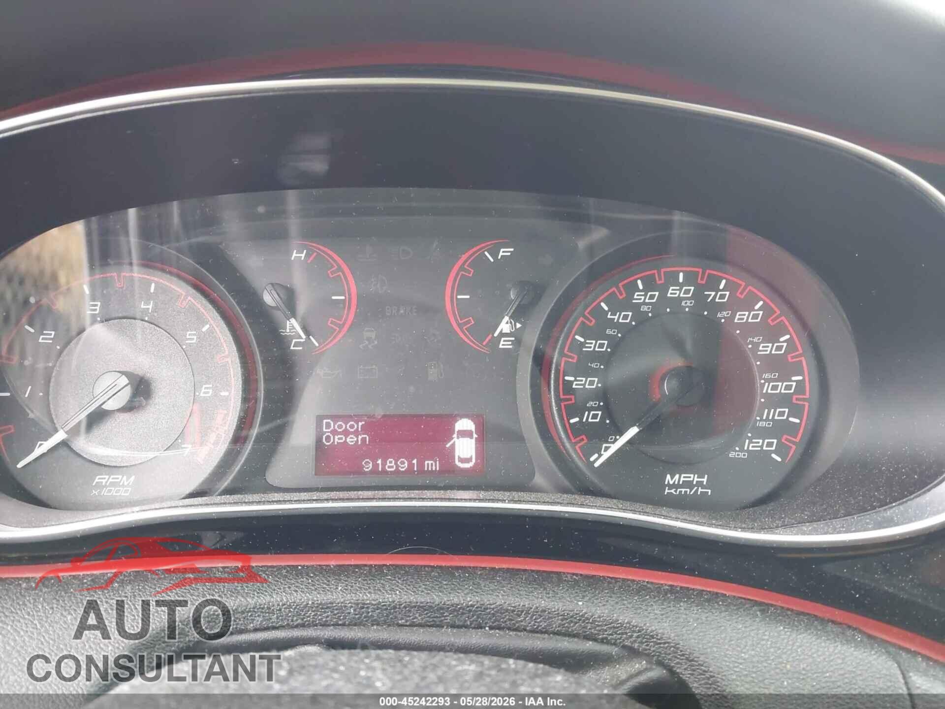 DODGE DART 2015 - 1C3CDFBBXFD330835