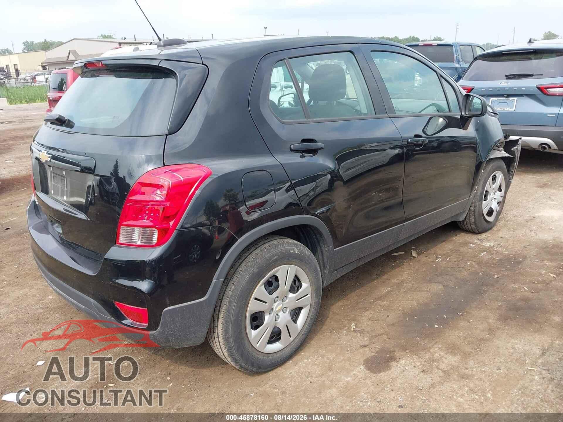 CHEVROLET TRAX 2017 - 3GNCJKSB3HL286887