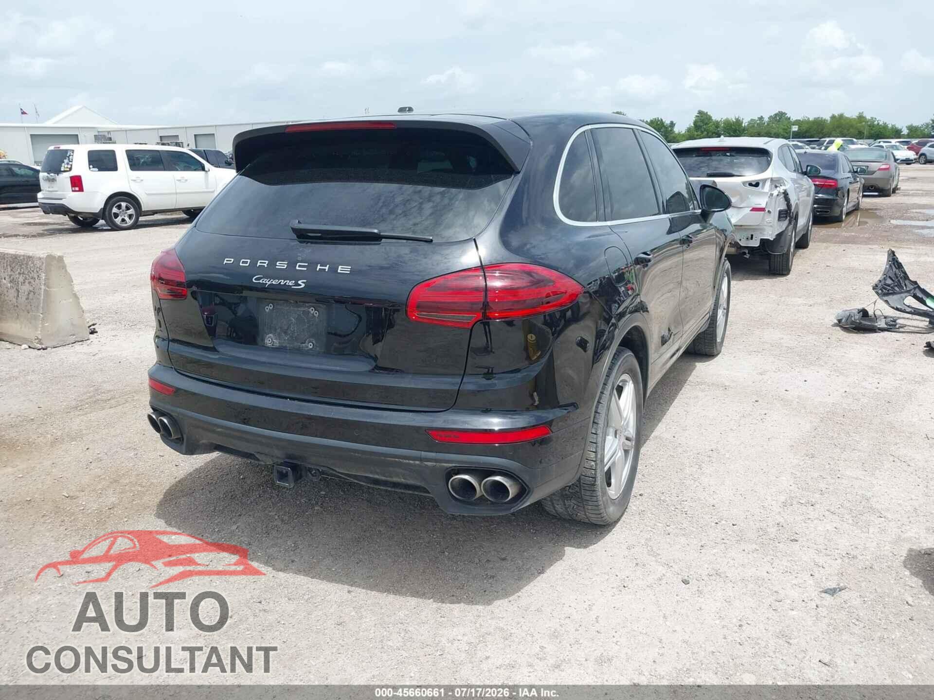 PORSCHE CAYENNE 2015 - WP1AB2A29FLA56213