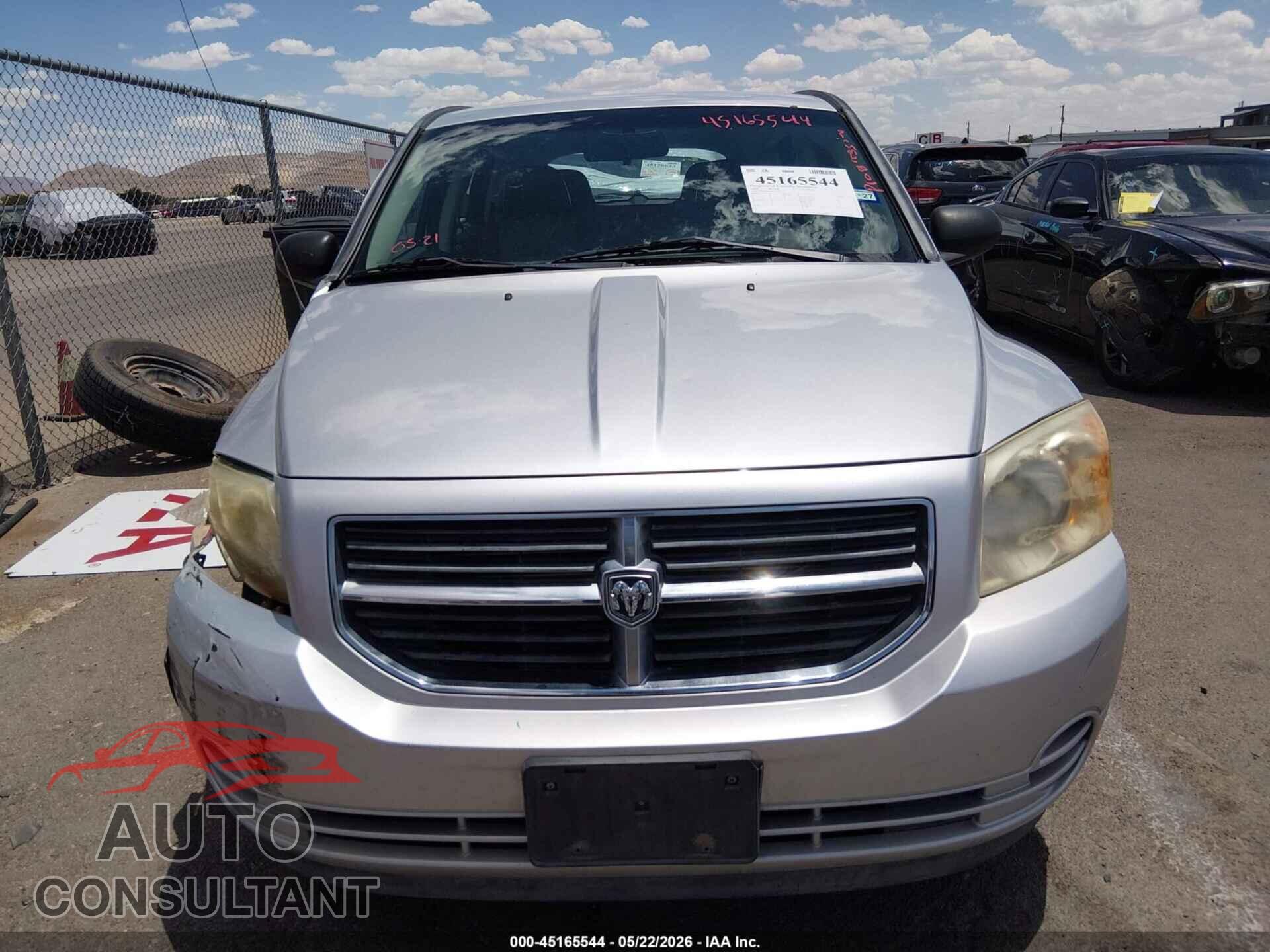 DODGE CALIBER 2009 - 1B3HB48A29D191624