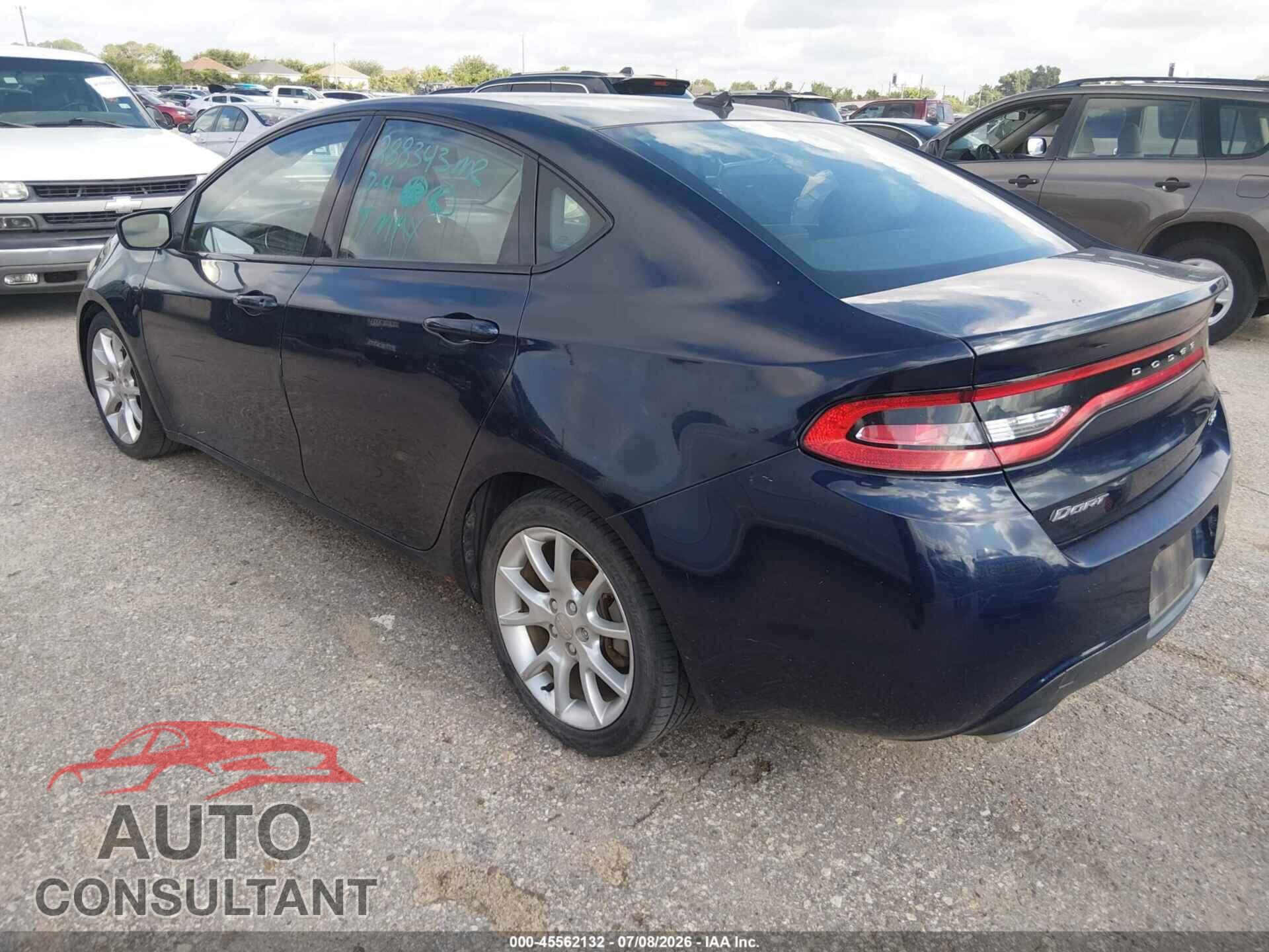 DODGE DART 2013 - 1C3CDFBA2DD288343