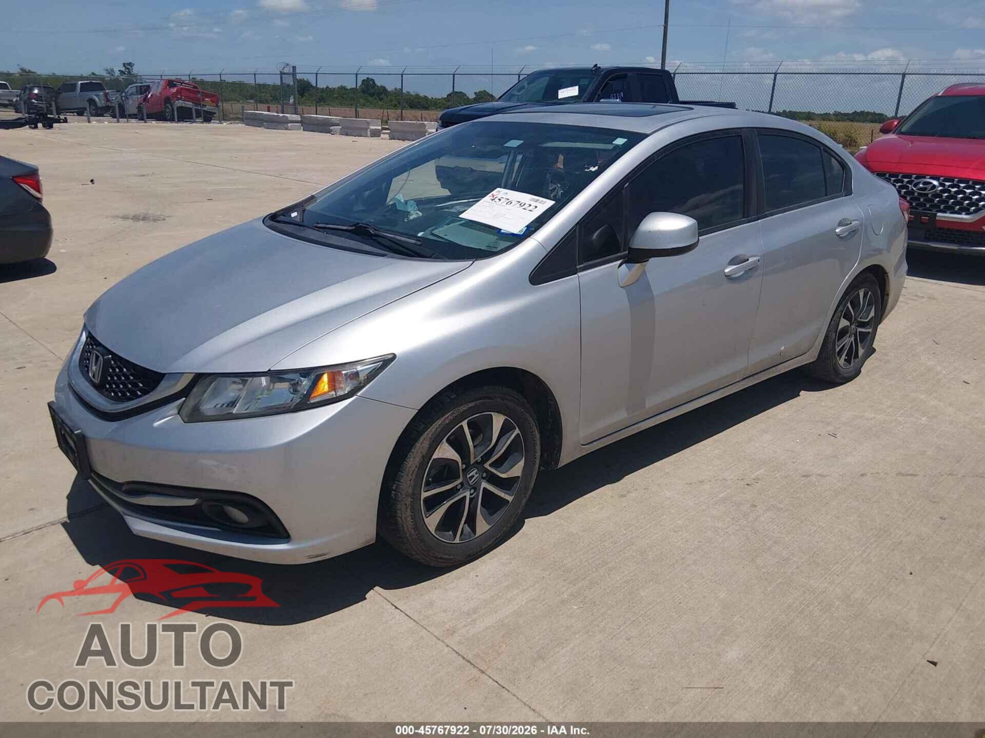HONDA CIVIC 2013 - 19XFB2F94DE049530