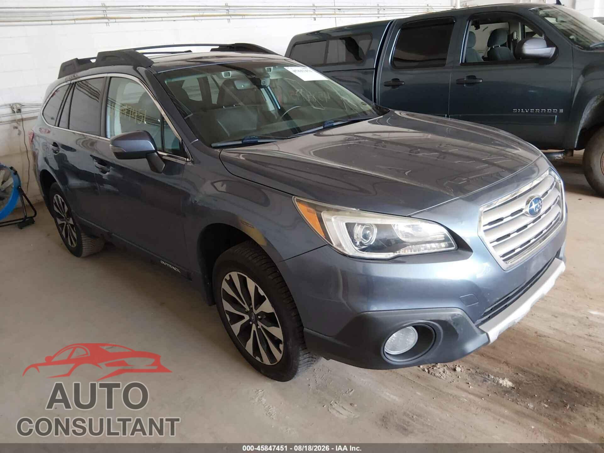 SUBARU OUTBACK 2017 - 4S4BSANC1H3336077