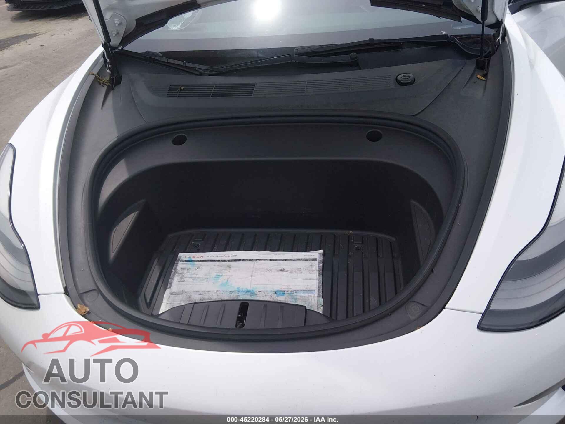 TESLA MODEL 3 2022 - 5YJ3E1EBXNF121948