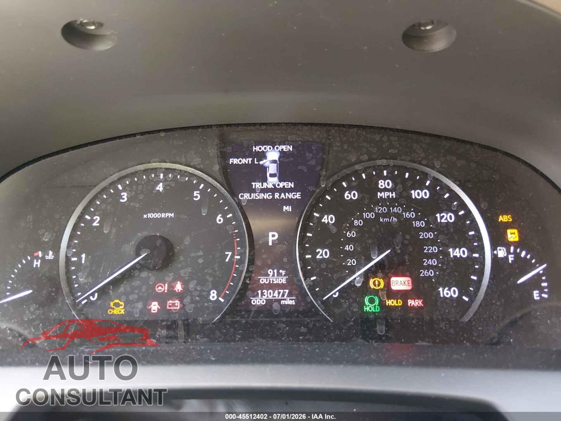 LEXUS LS 460 2014 - JTHBL5EF4E5128003