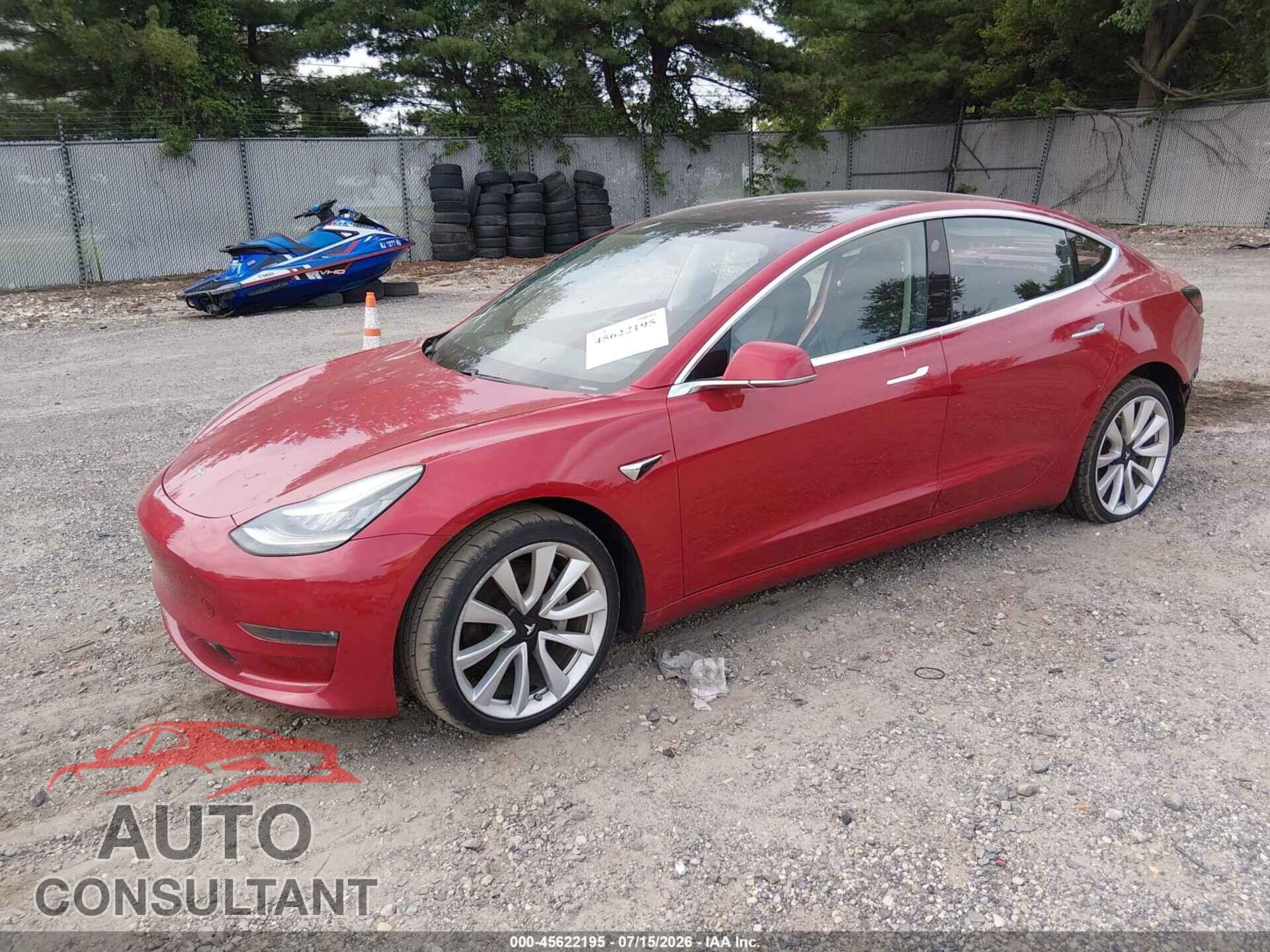 TESLA MODEL 3 2018 - 5YJ3E1EB5JF133600