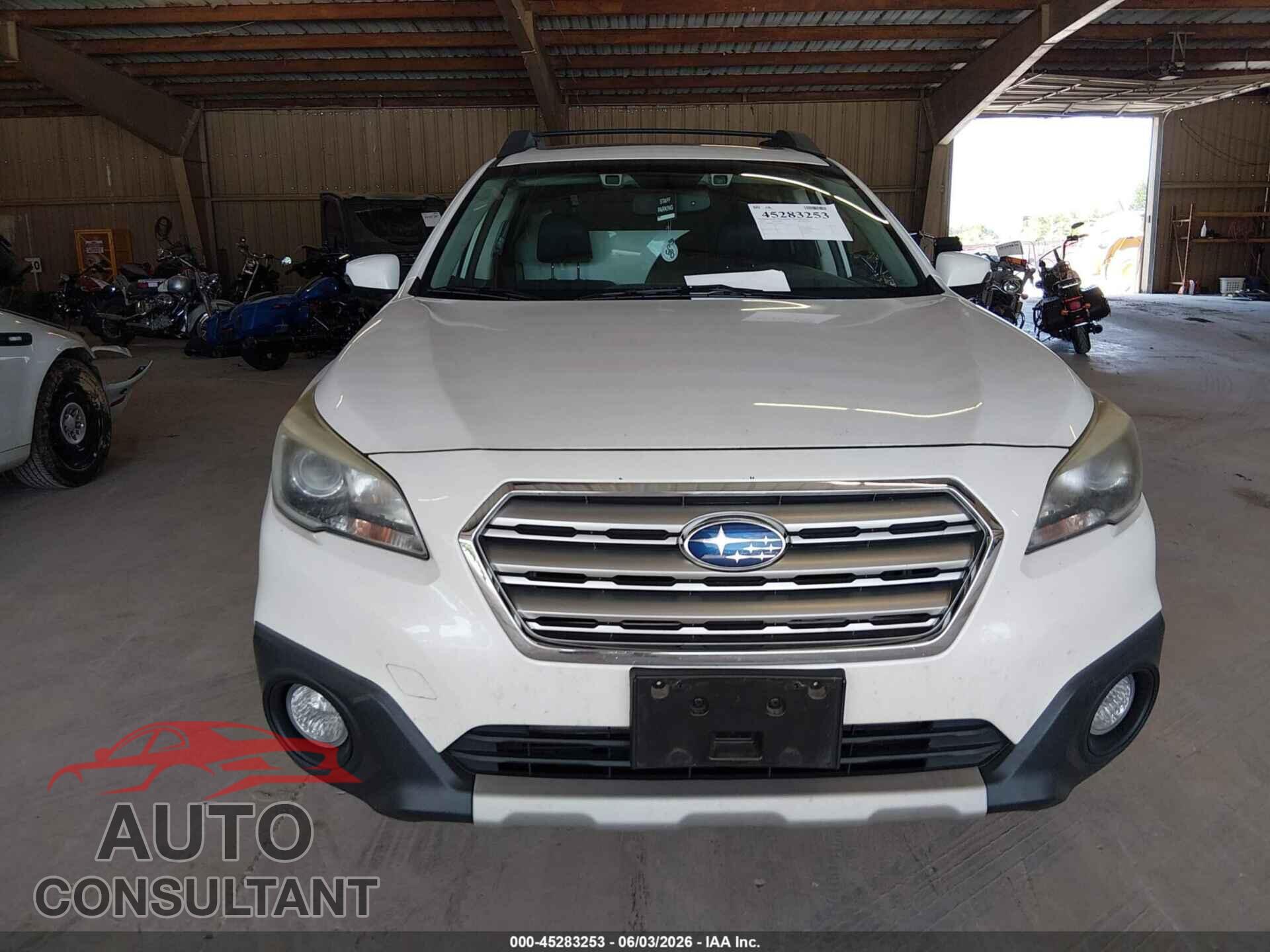SUBARU OUTBACK 2015 - 4S4BSENC2F3289226