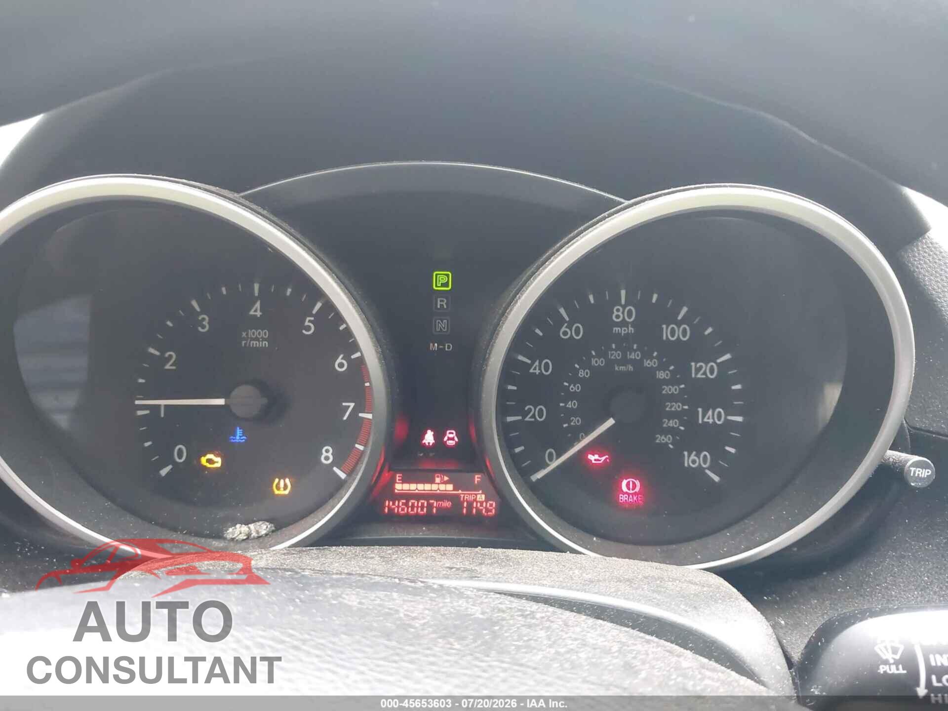 MAZDA MAZDA5 2012 - JM1CW2BLXC0128376