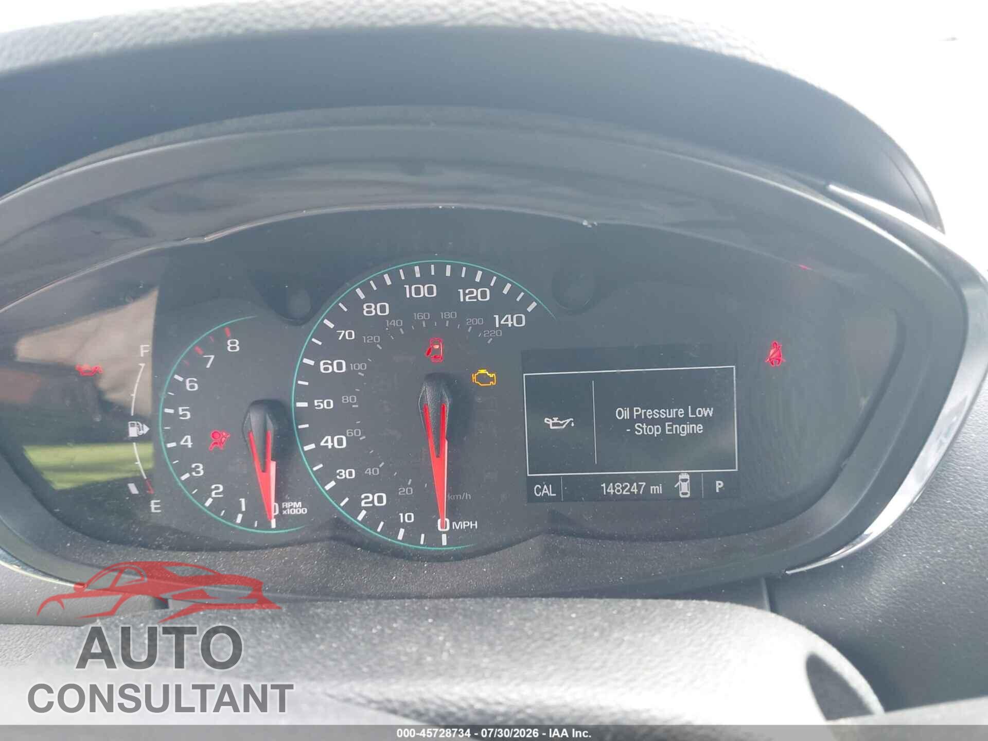 CHEVROLET TRAX 2017 - 3GNCJLSB5HL220301