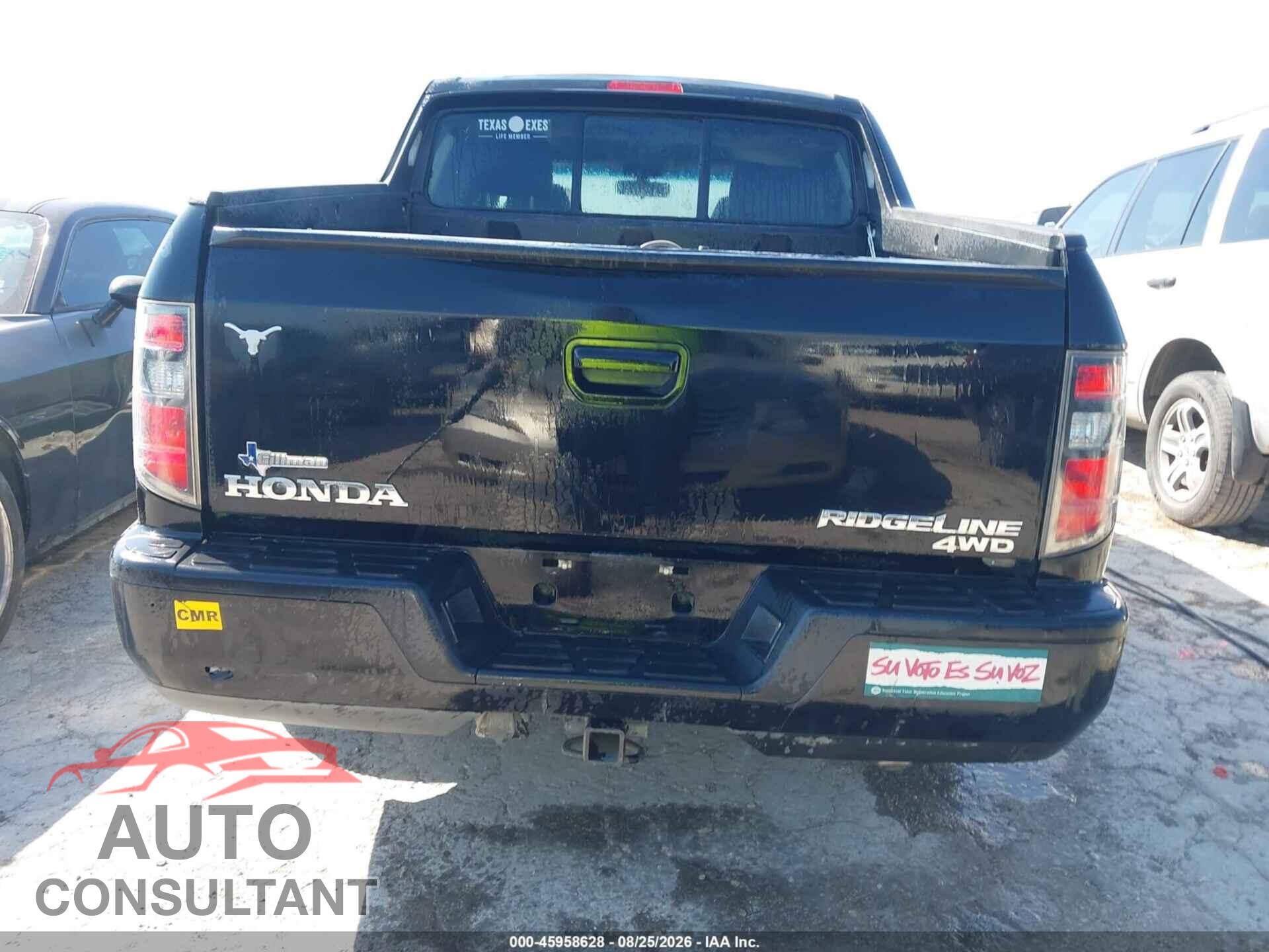 HONDA RIDGELINE 2012 - 5FPYK1F57CB004162