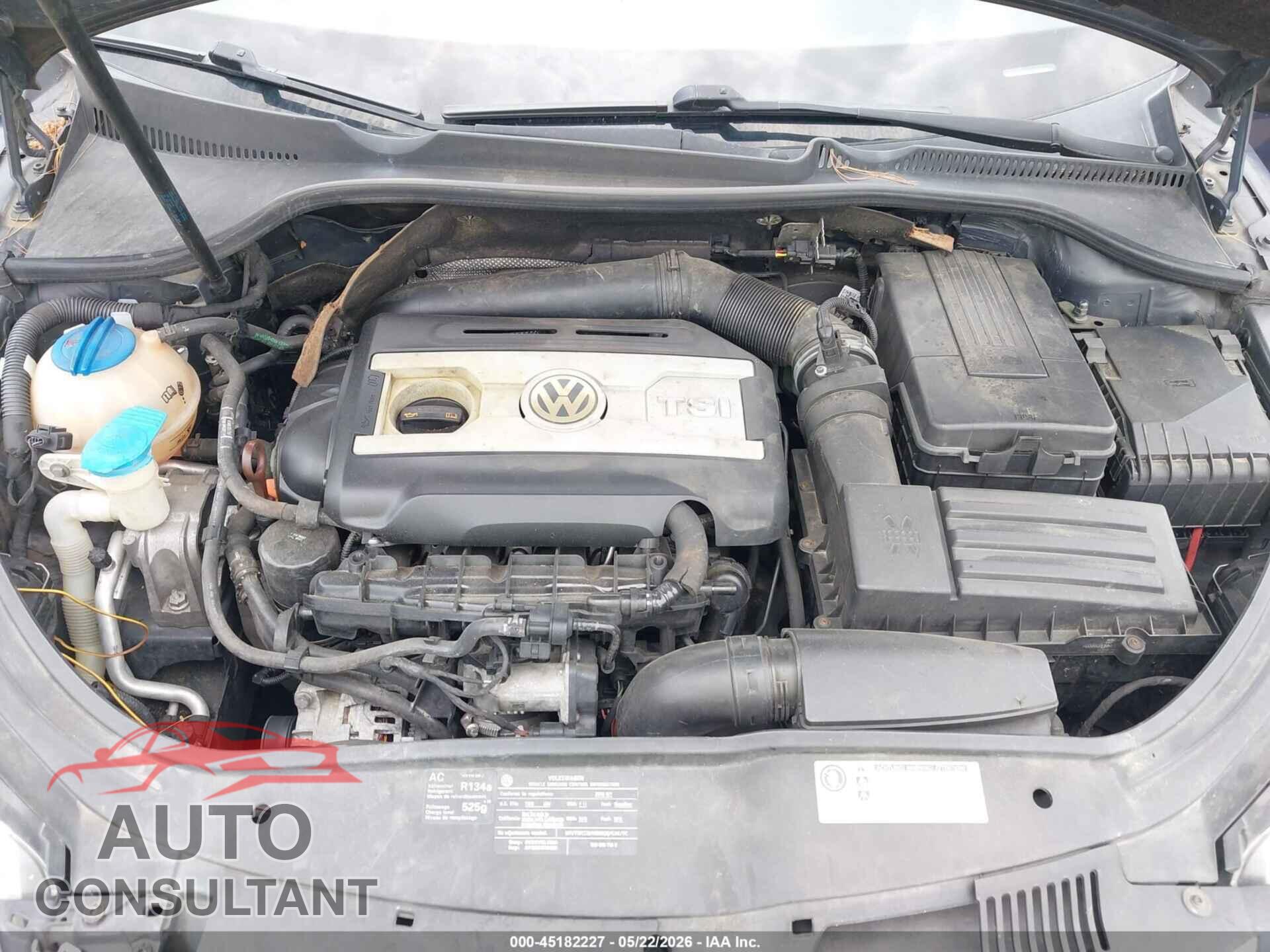 VOLKSWAGEN EOS 2010 - WVWFA7AH0AV025828