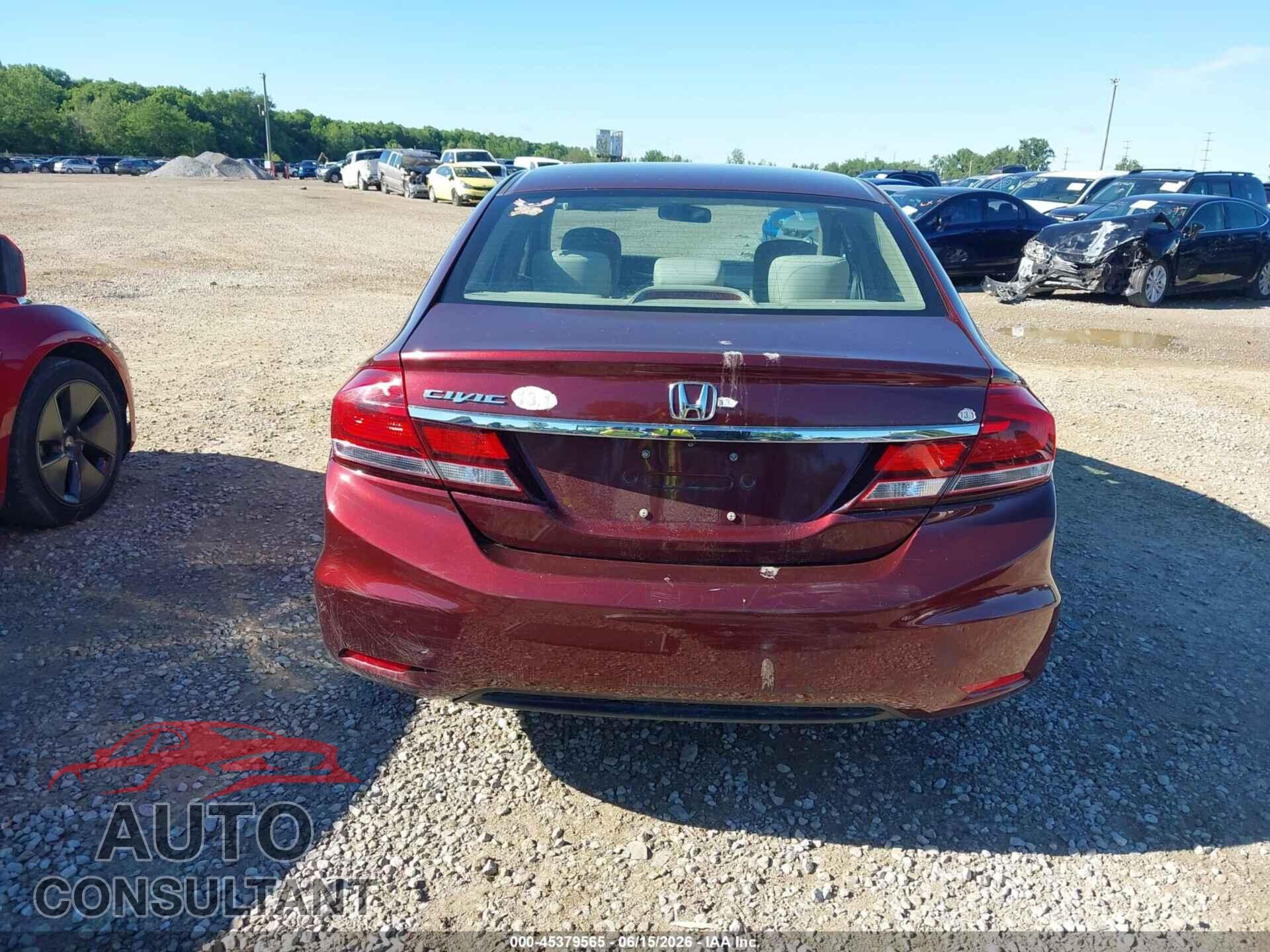 HONDA CIVIC 2014 - 19XFB2F83EE022425