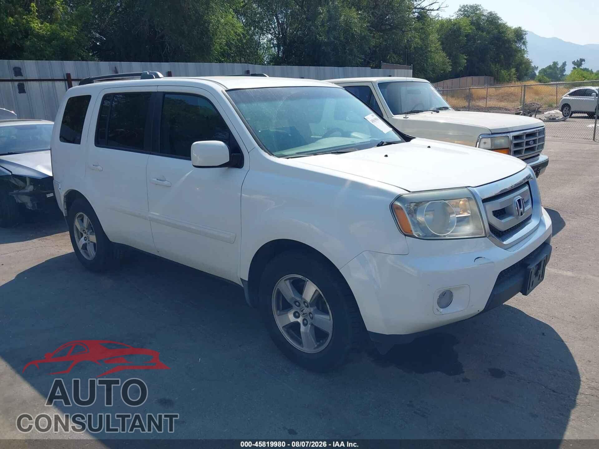 HONDA PILOT 2009 - 5FNYF48459B044185