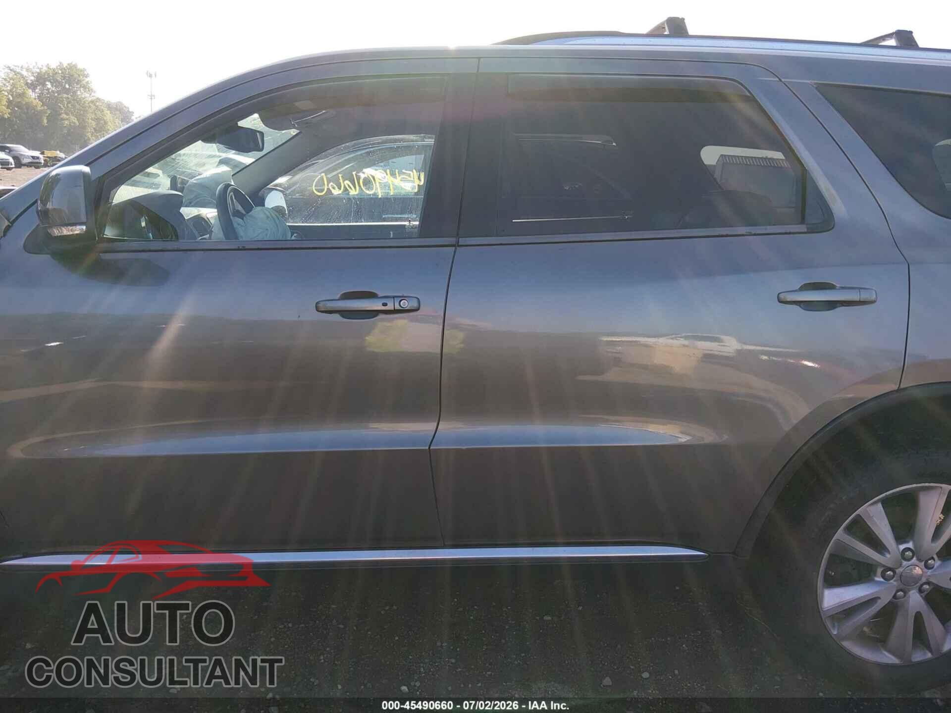 DODGE DURANGO 2012 - 1C4RDJDG7CC309184