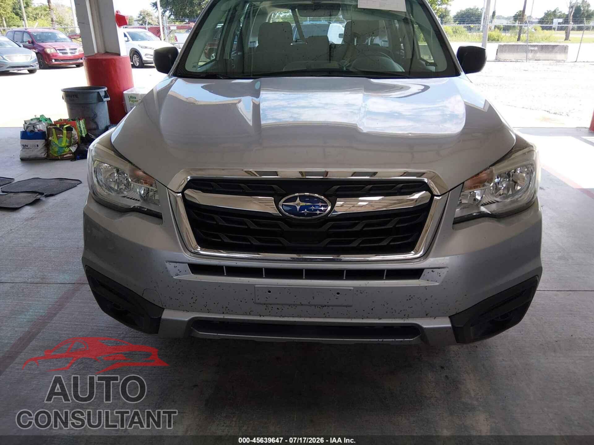 SUBARU FORESTER 2017 - JF2SJAAC7HH438131