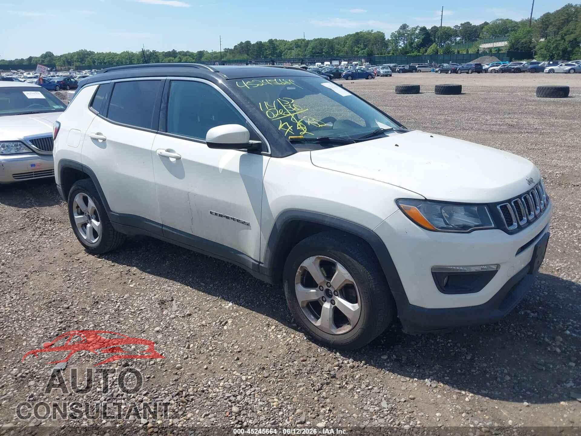JEEP COMPASS 2019 - 3C4NJDBB9KT653456