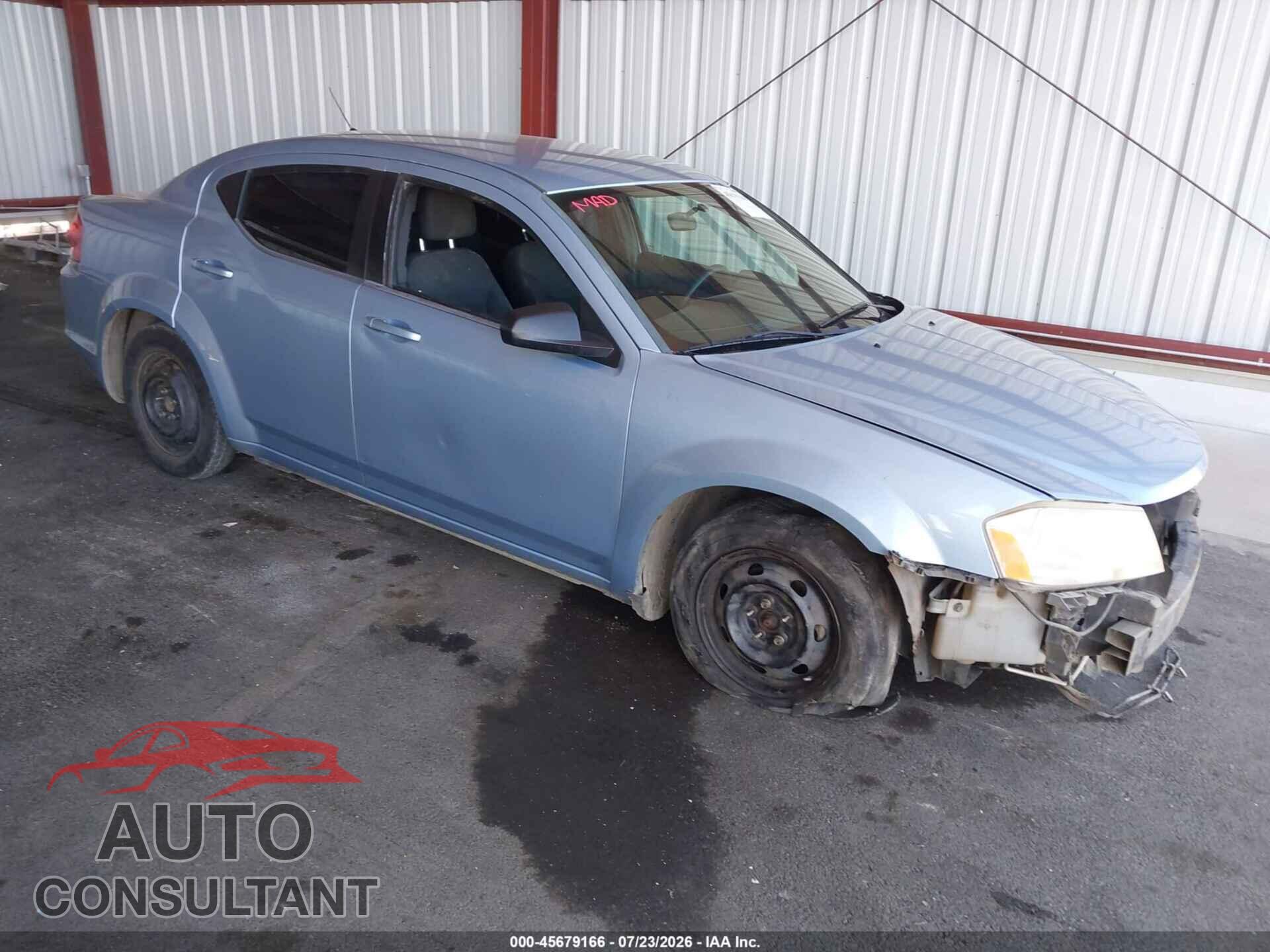 DODGE AVENGER 2013 - 1C3CDZAB6DN558759
