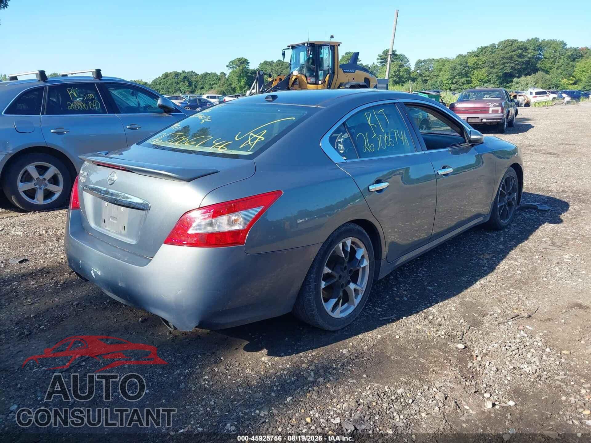 NISSAN MAXIMA 2011 - 1N4AA5AP2BC828214