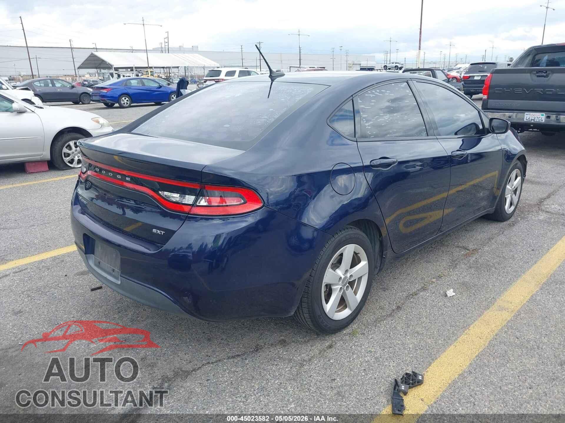 DODGE DART 2016 - 1C3CDFBB7GD529102