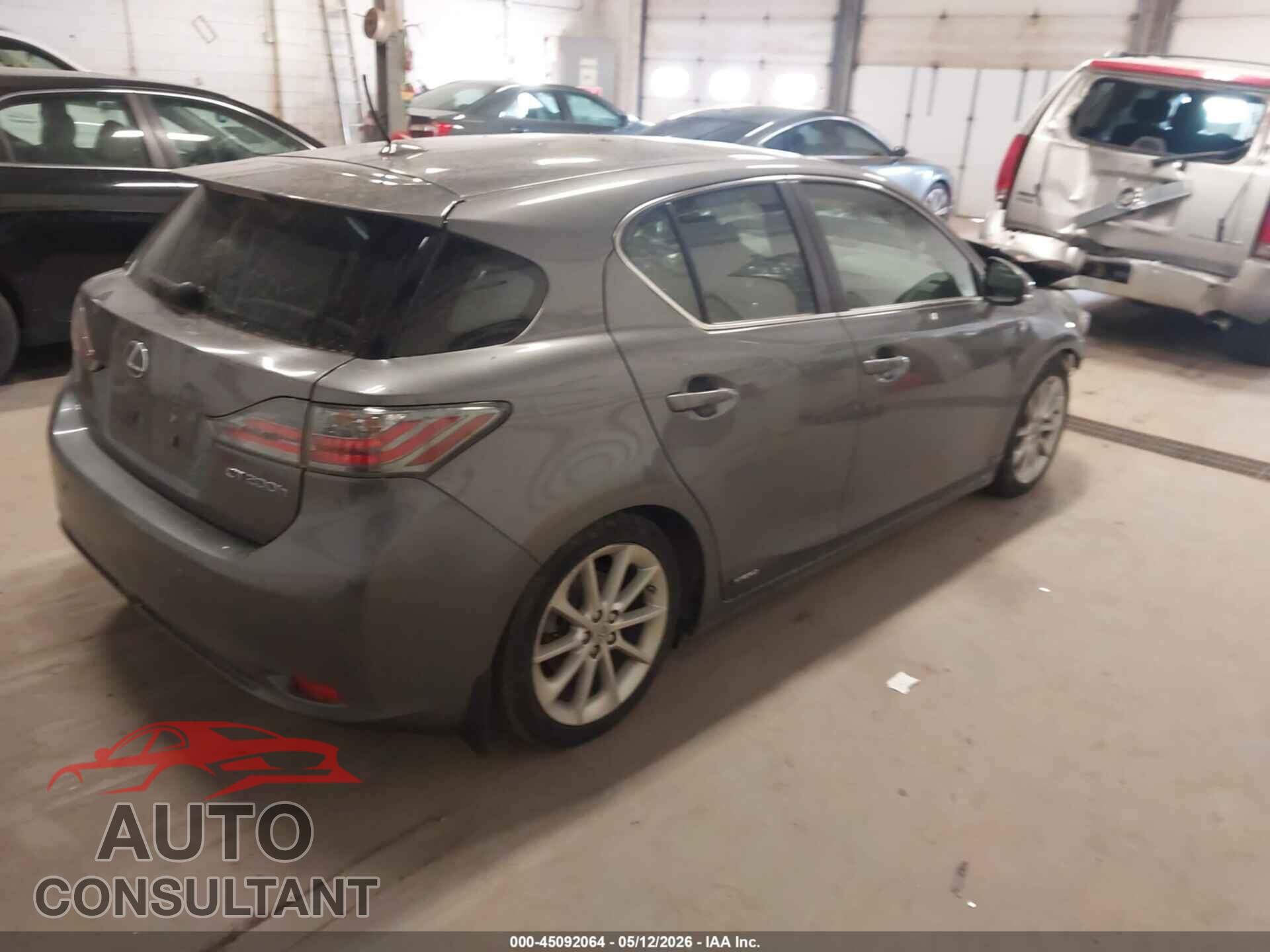 LEXUS CT 200H 2012 - JTHKD5BH2C2058874