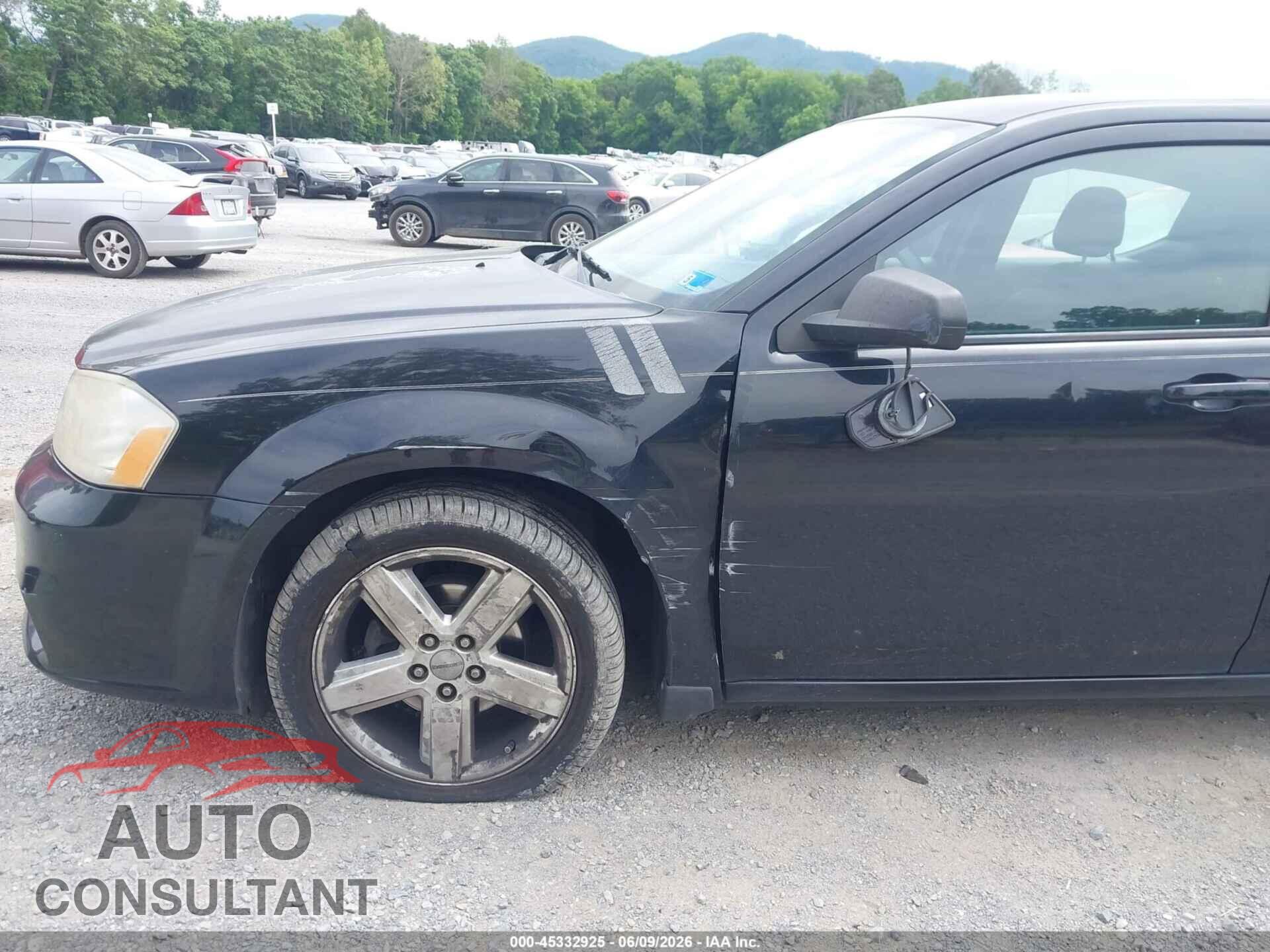 DODGE AVENGER 2013 - 1C3CDZAB6DN644525