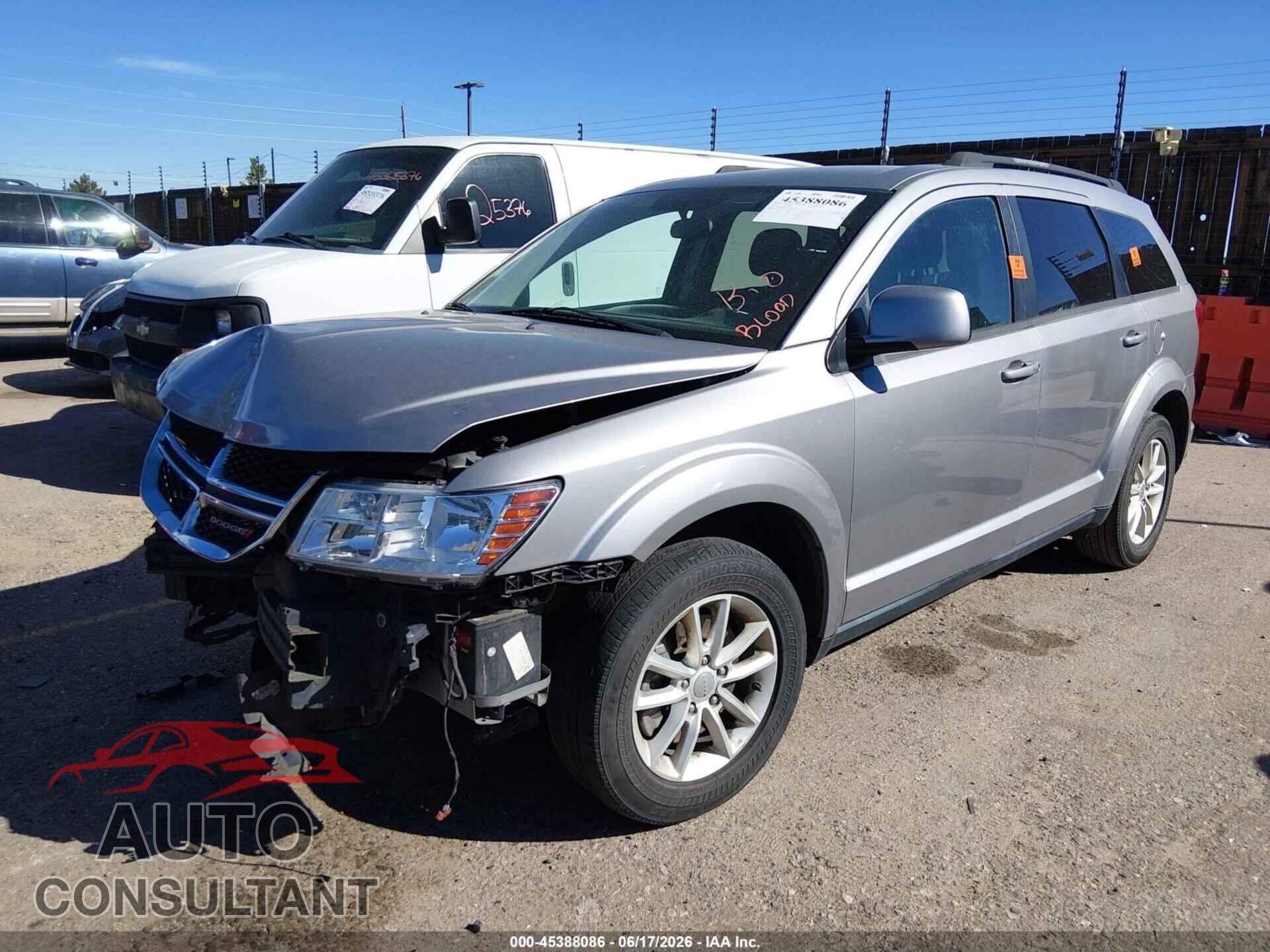DODGE JOURNEY 2017 - 3C4PDDBG8HT528999