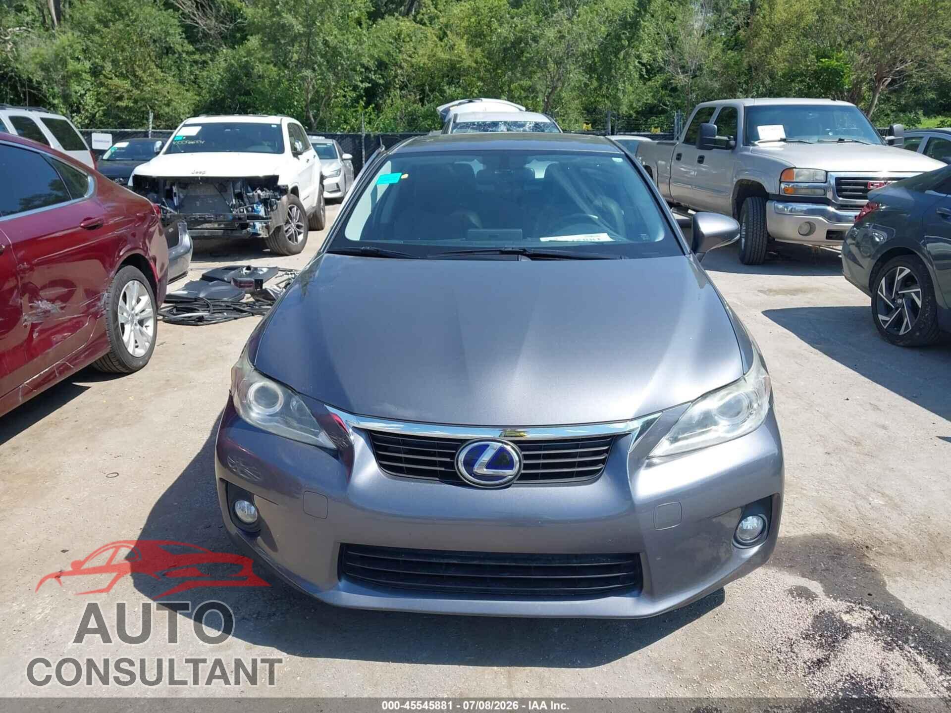 LEXUS CT 200H 2012 - JTHKD5BH6C2087729