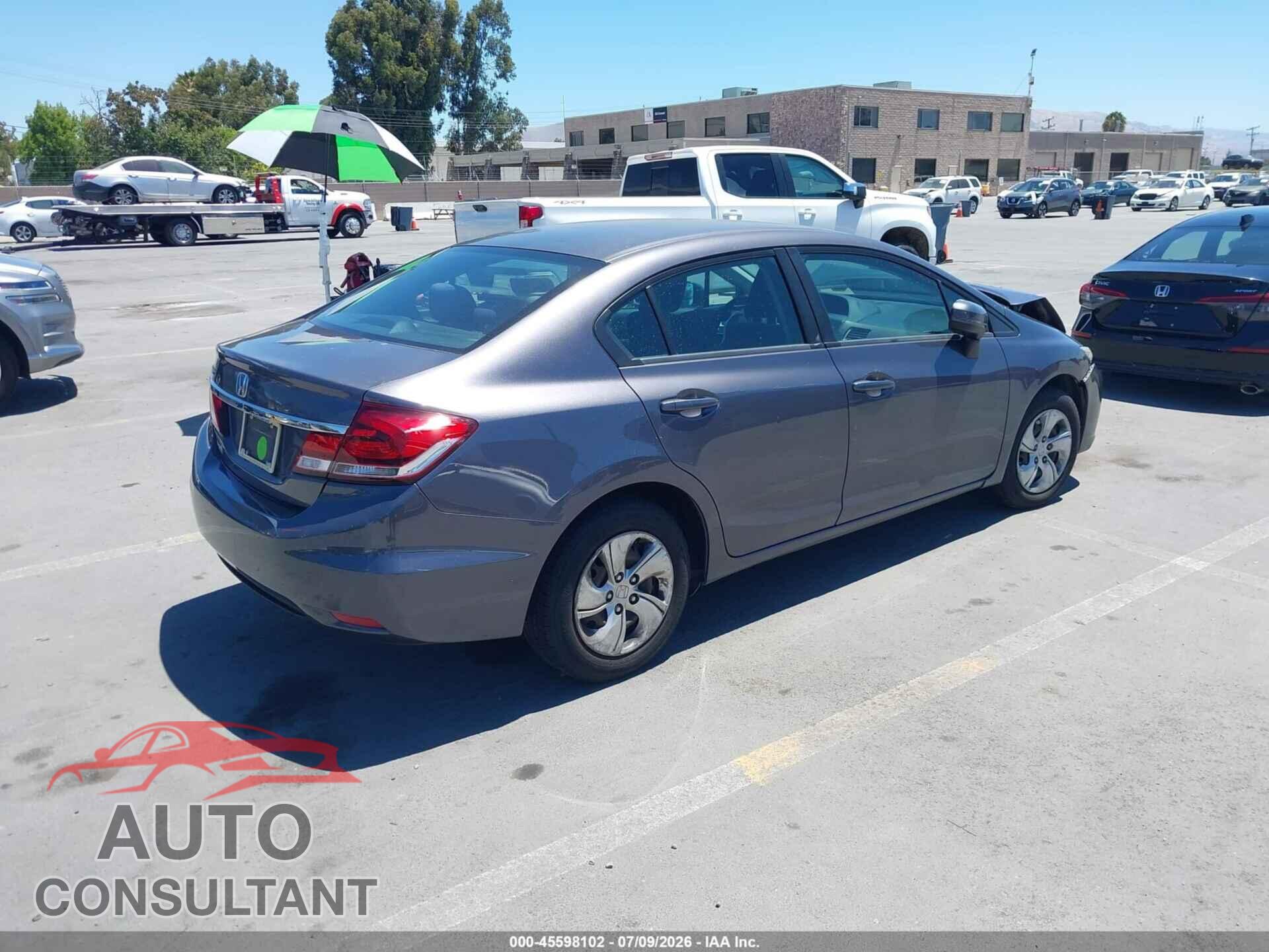 HONDA CIVIC 2014 - 2HGFB2F58EH539215
