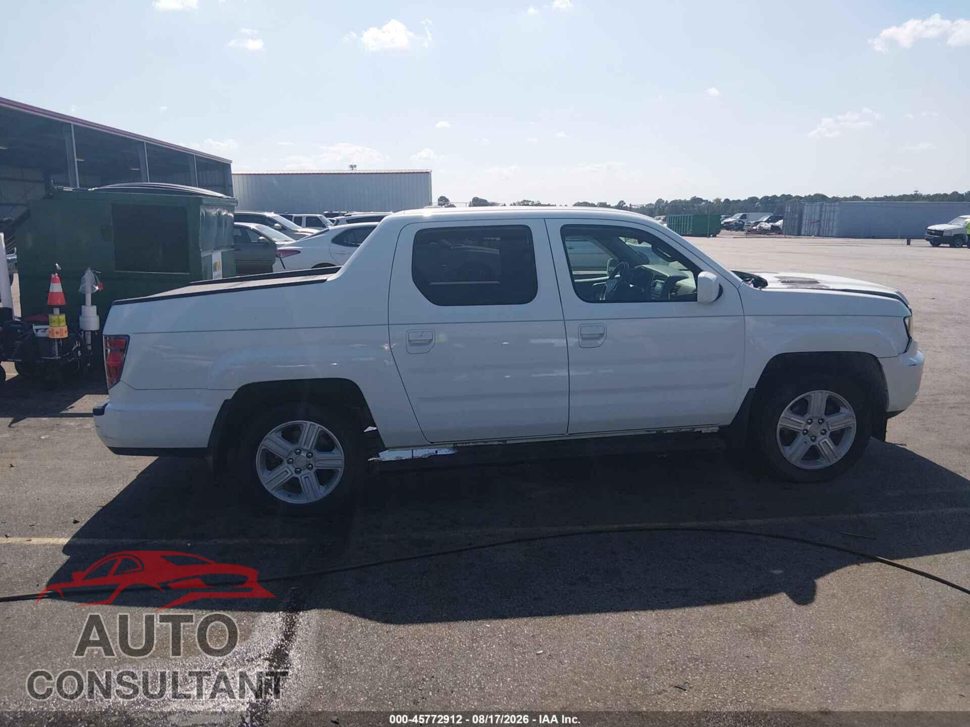 HONDA RIDGELINE 2012 - 5FPYK1F53CB452902