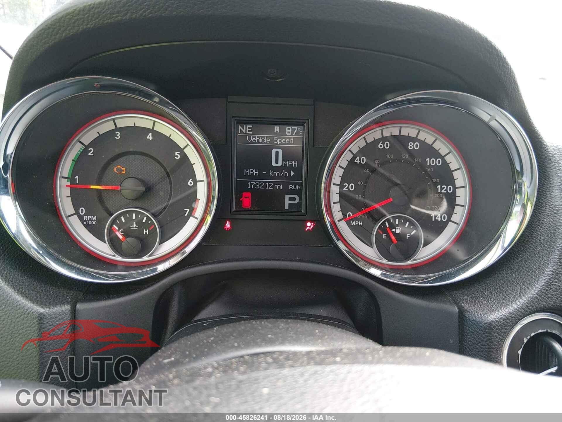 DODGE DURANGO 2011 - 1D4RD5GG8BC742257