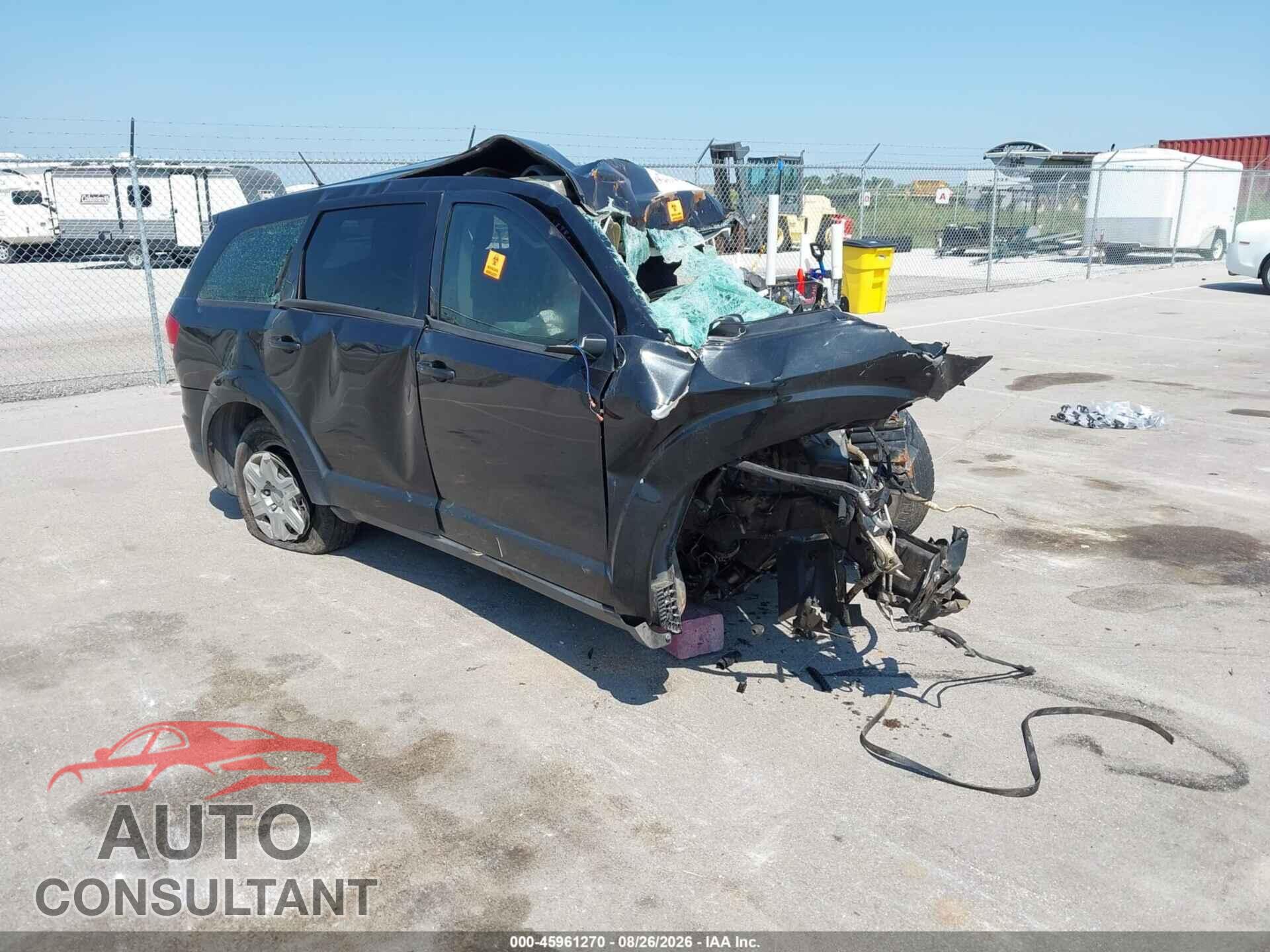DODGE JOURNEY 2012 - 3C4PDCAB7CT239329