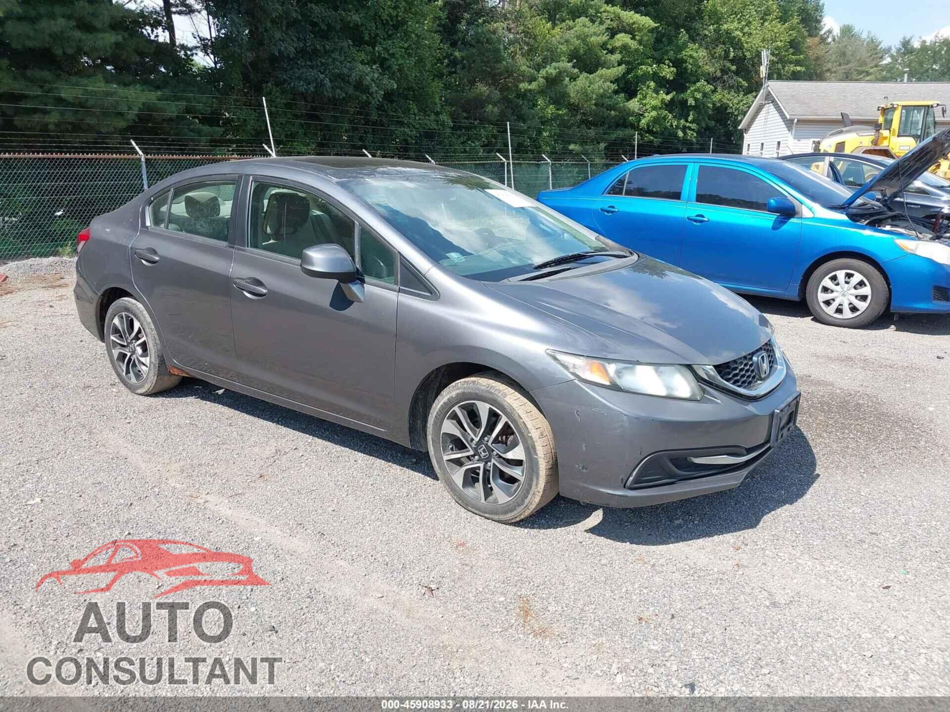 HONDA CIVIC 2013 - 19XFB2F86DE037287