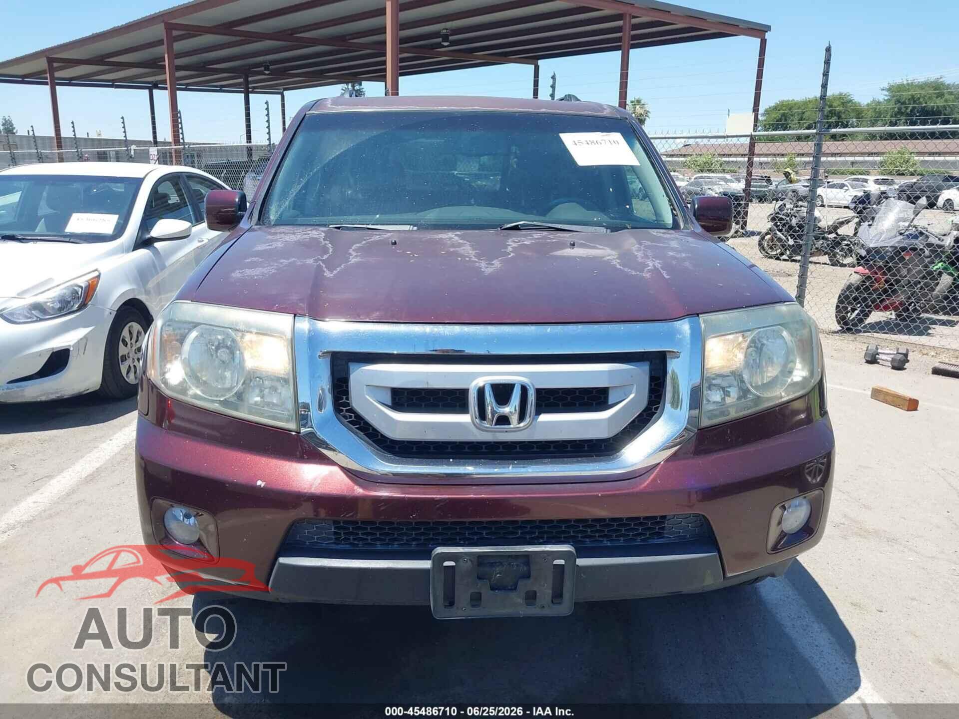 HONDA PILOT 2011 - 5FNYF3H59BB014454