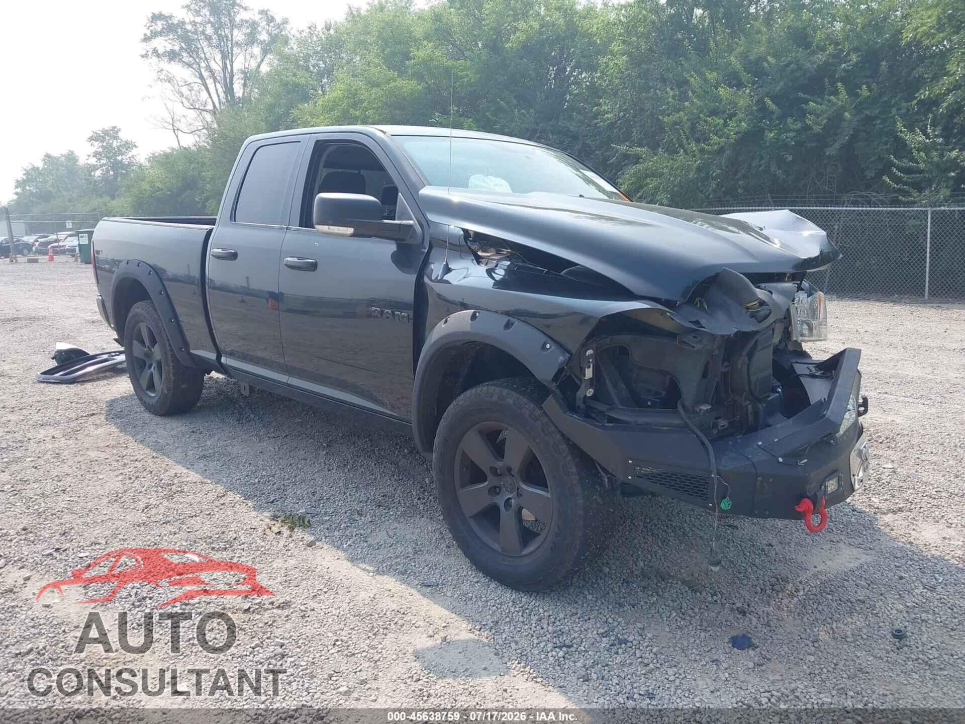 DODGE RAM 1500 2010 - 1D7RV1GP3AS257697