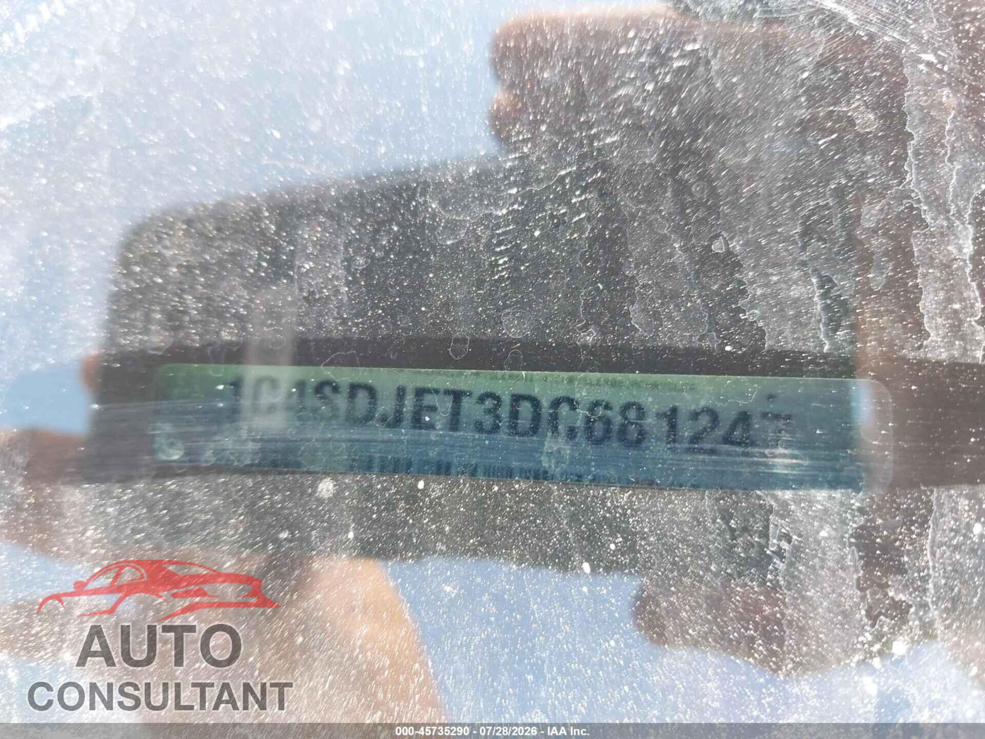 DODGE DURANGO 2013 - 1C4SDJET3DC681247