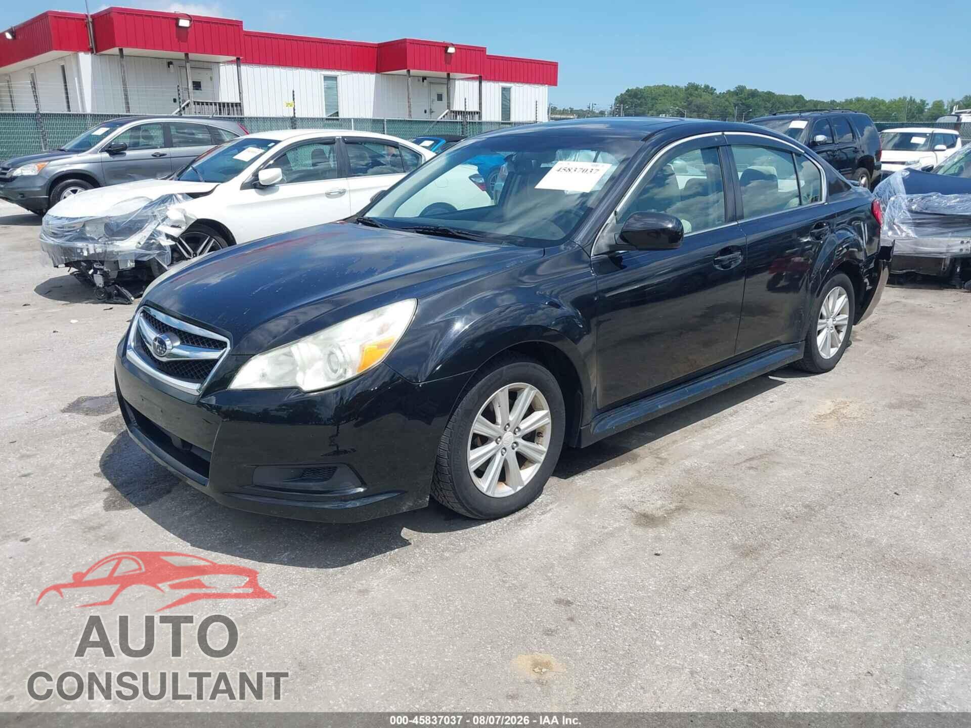SUBARU LEGACY 2012 - 4S3BMBG69C3018020