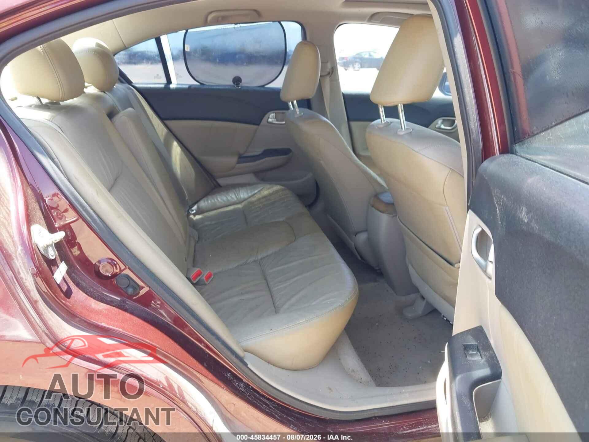 HONDA CIVIC 2012 - 19XFB2F93CE045127