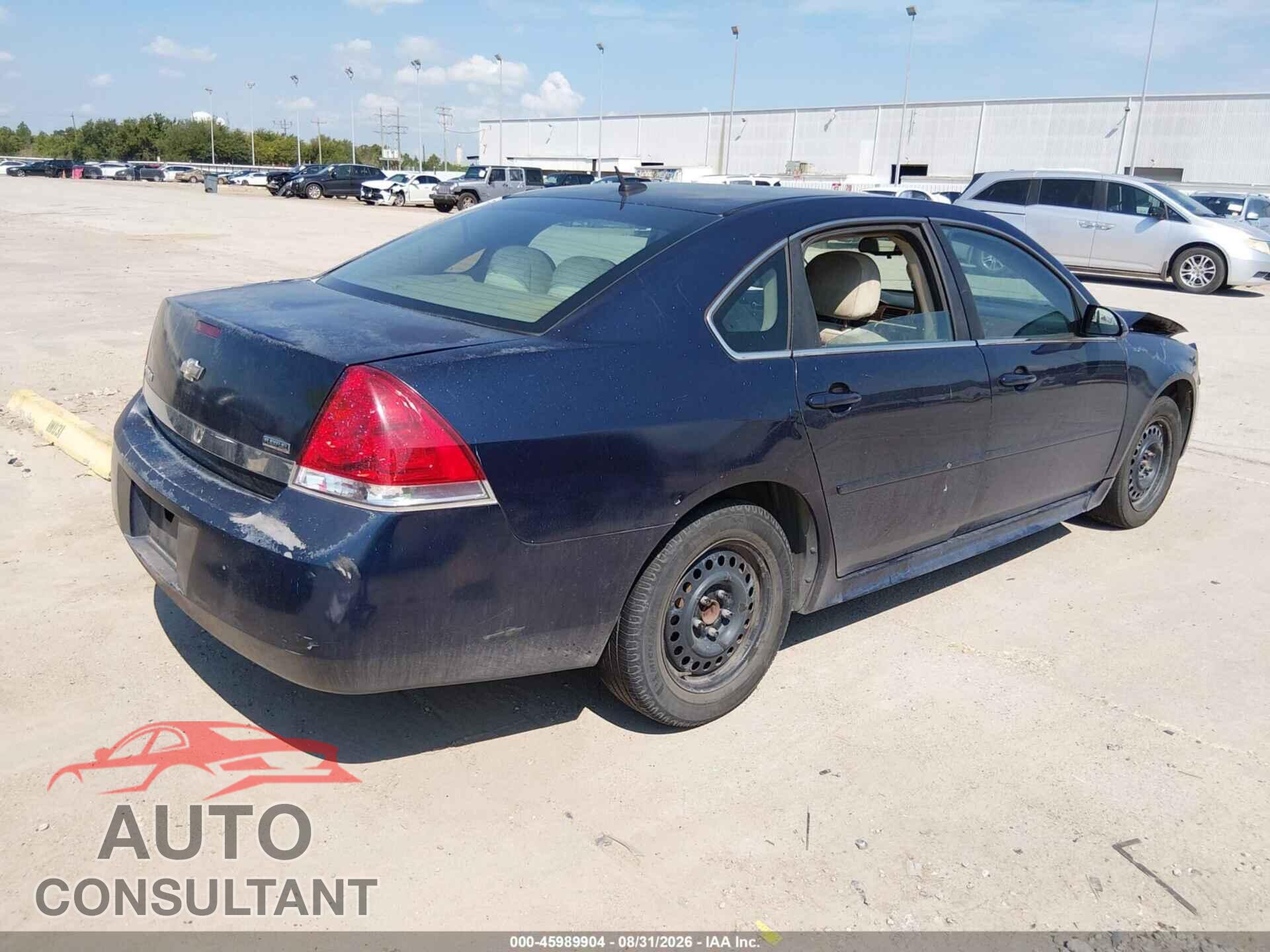 CHEVROLET IMPALA 2011 - 2G1WF5EK1B1313560