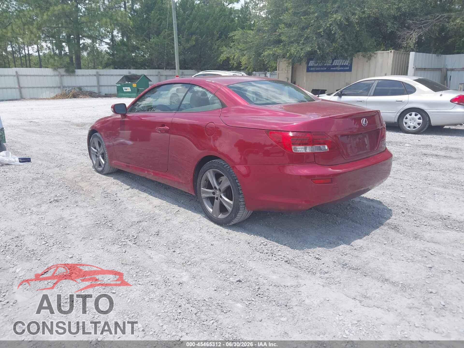 LEXUS IS 250C 2014 - JTHFF2C28E2530373