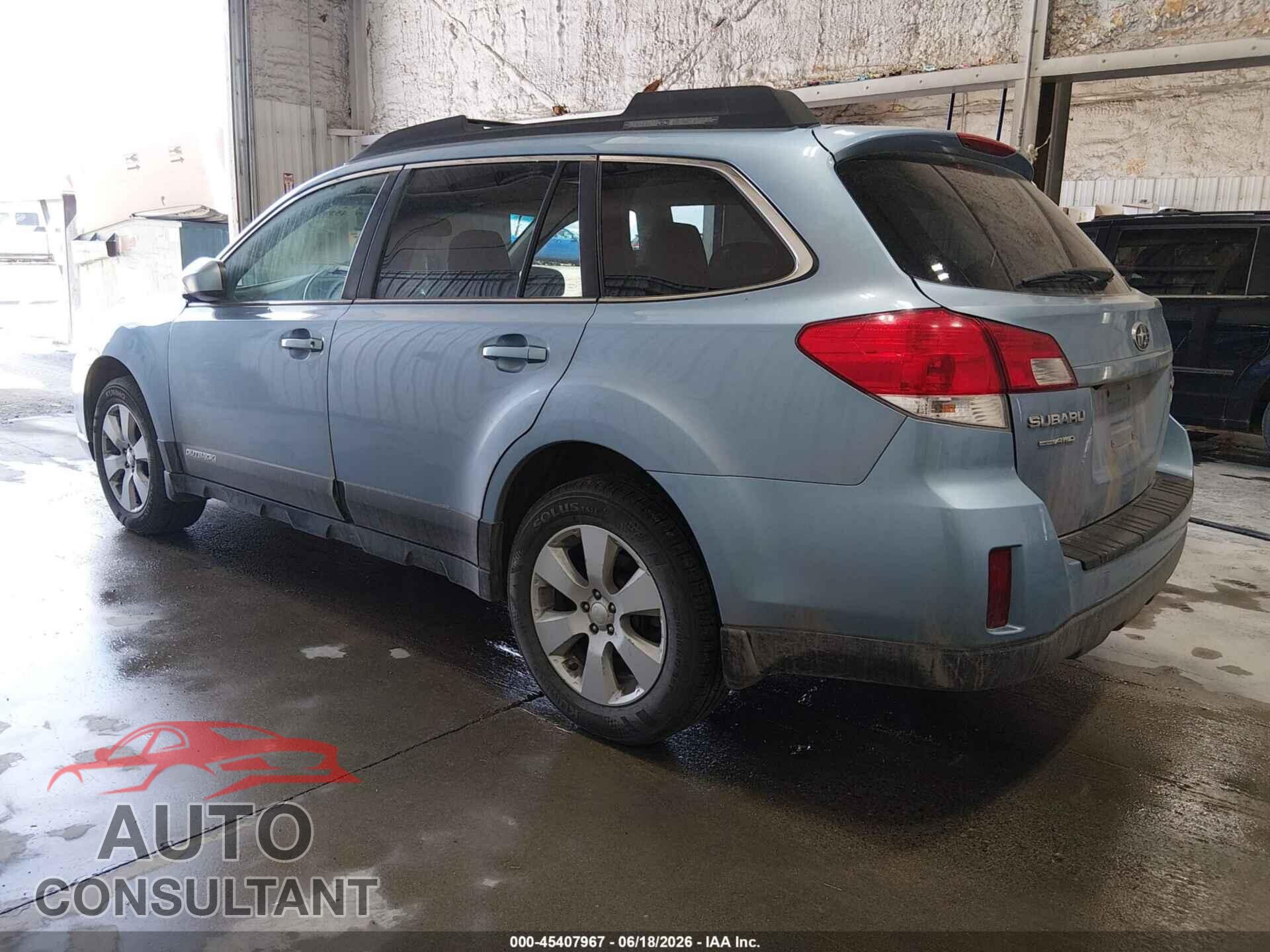 SUBARU OUTBACK 2011 - 4S4BRBGC4B3411554