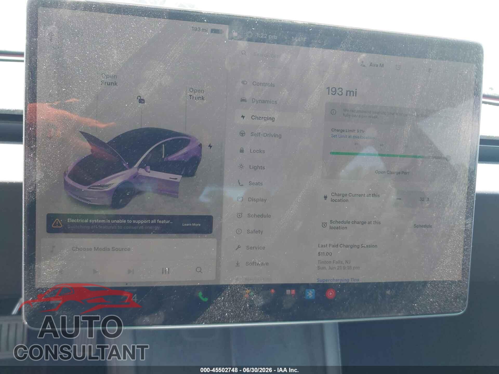 TESLA MODEL 3 2024 - 5YJ3E1EA1RF749989