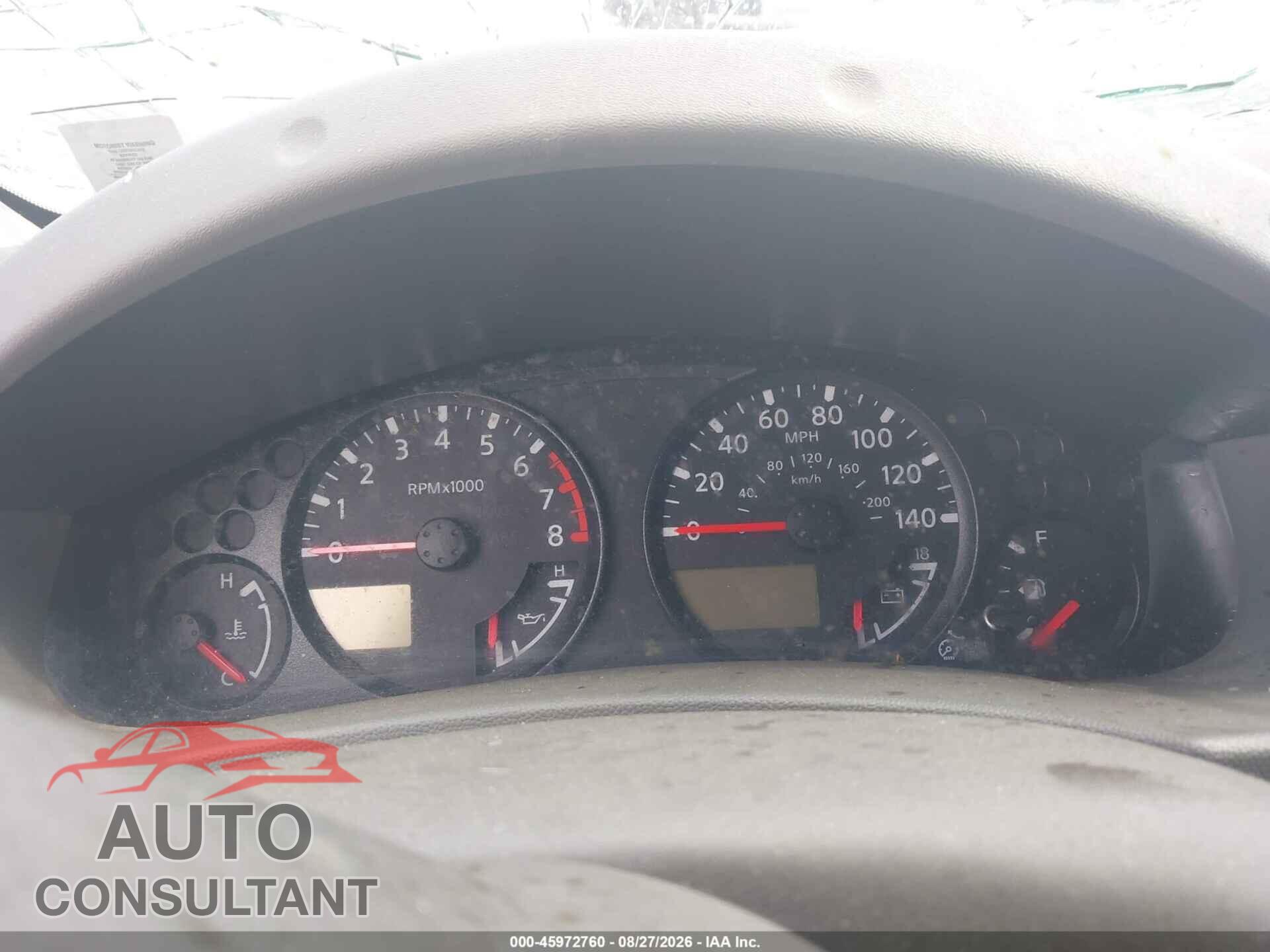 NISSAN FRONTIER 2012 - 1N6AD0EV0CC444184