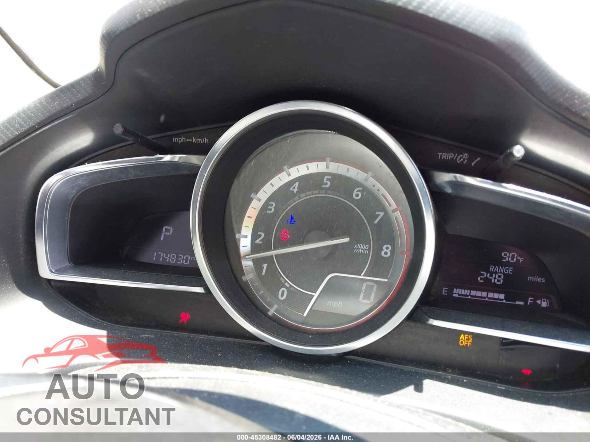 MAZDA MAZDA3 2014 - JM1BM1M33E1210939