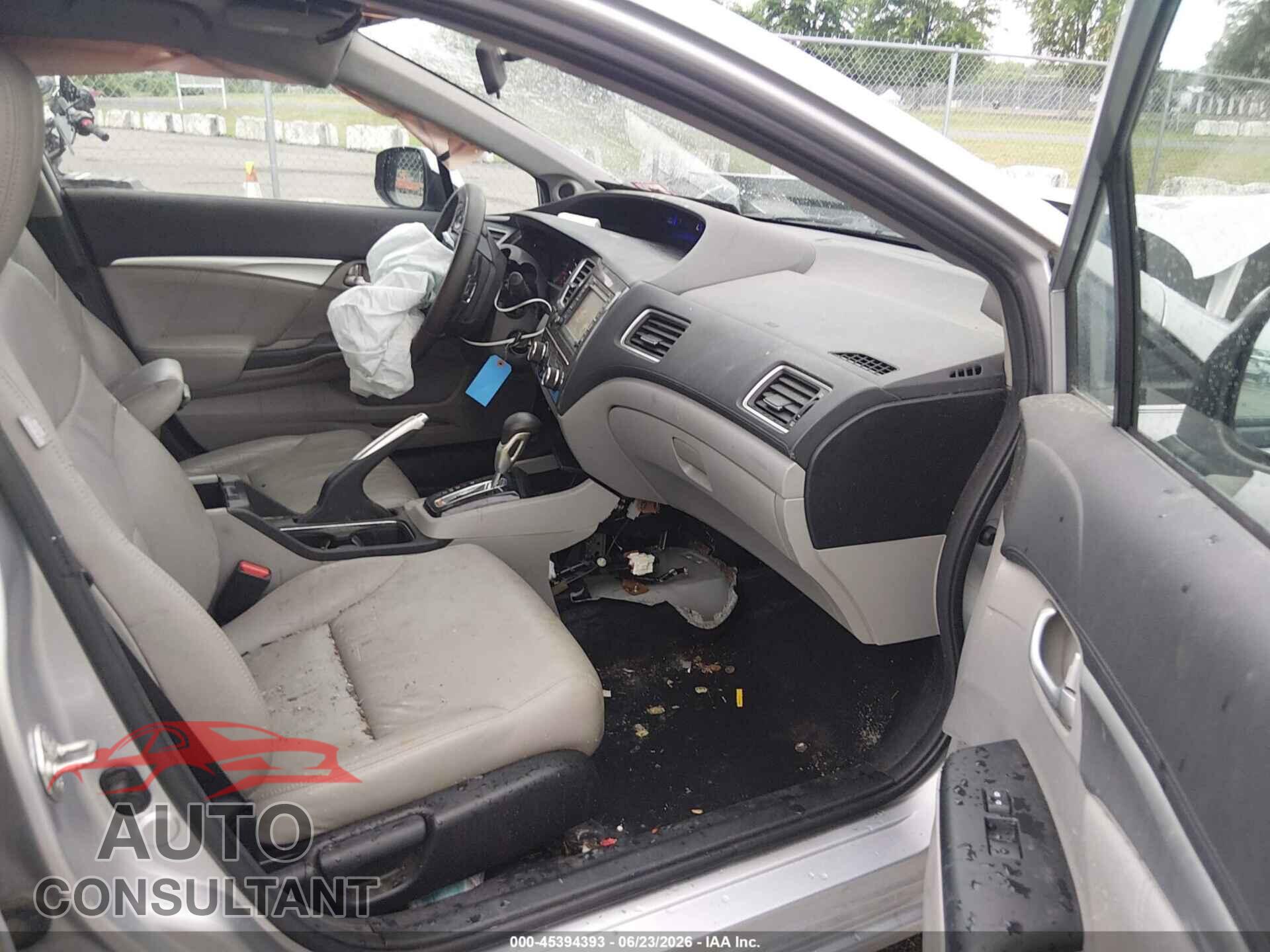 HONDA CIVIC 2013 - 19XFB2F91DE213641